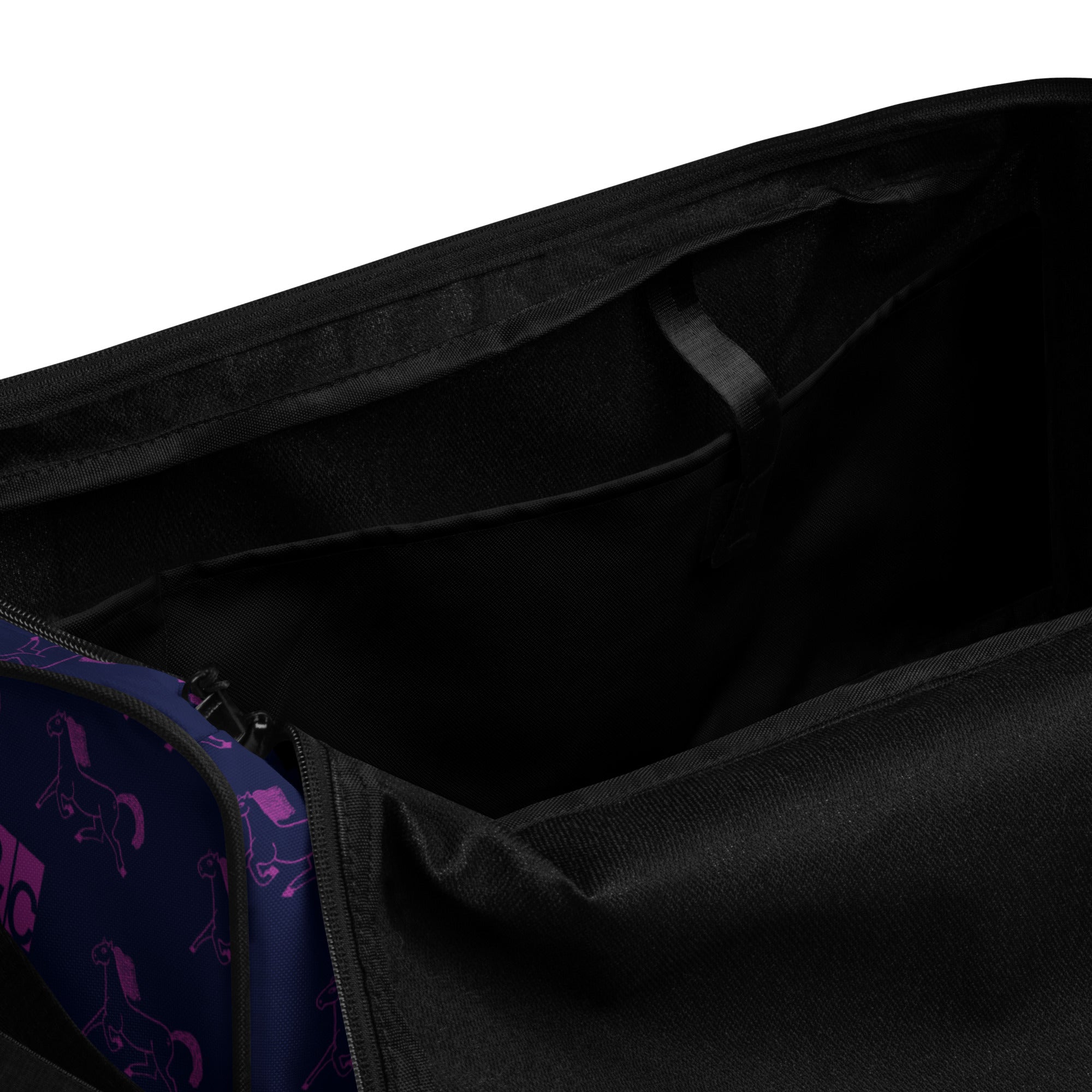 Horse Duffle bag in Violet