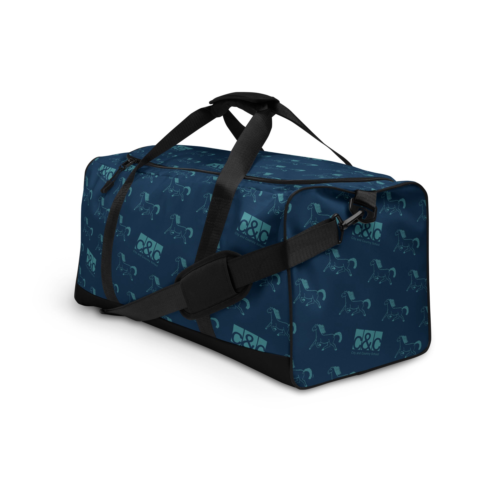 Horse Duffle in Blue