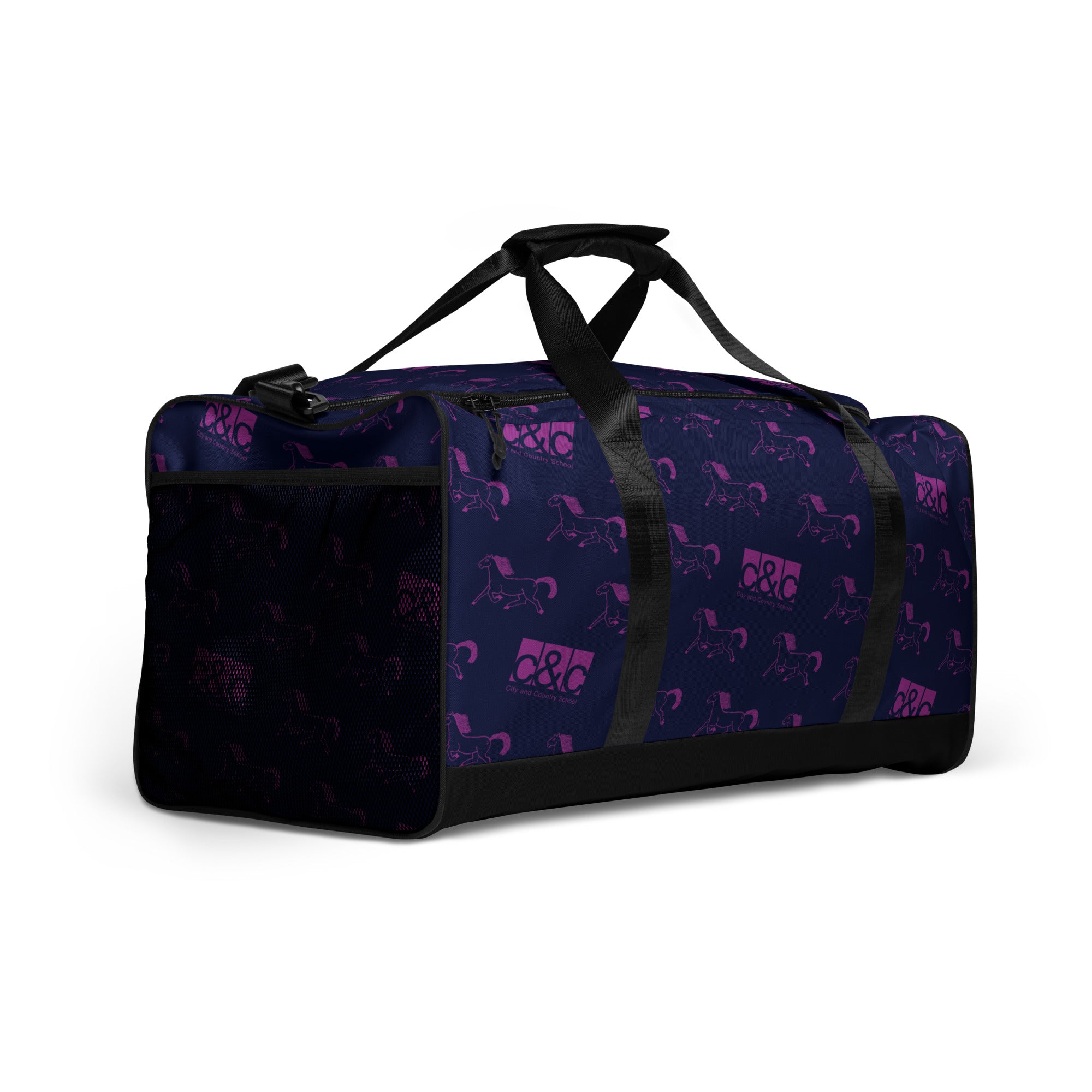 Horse Duffle bag in Violet