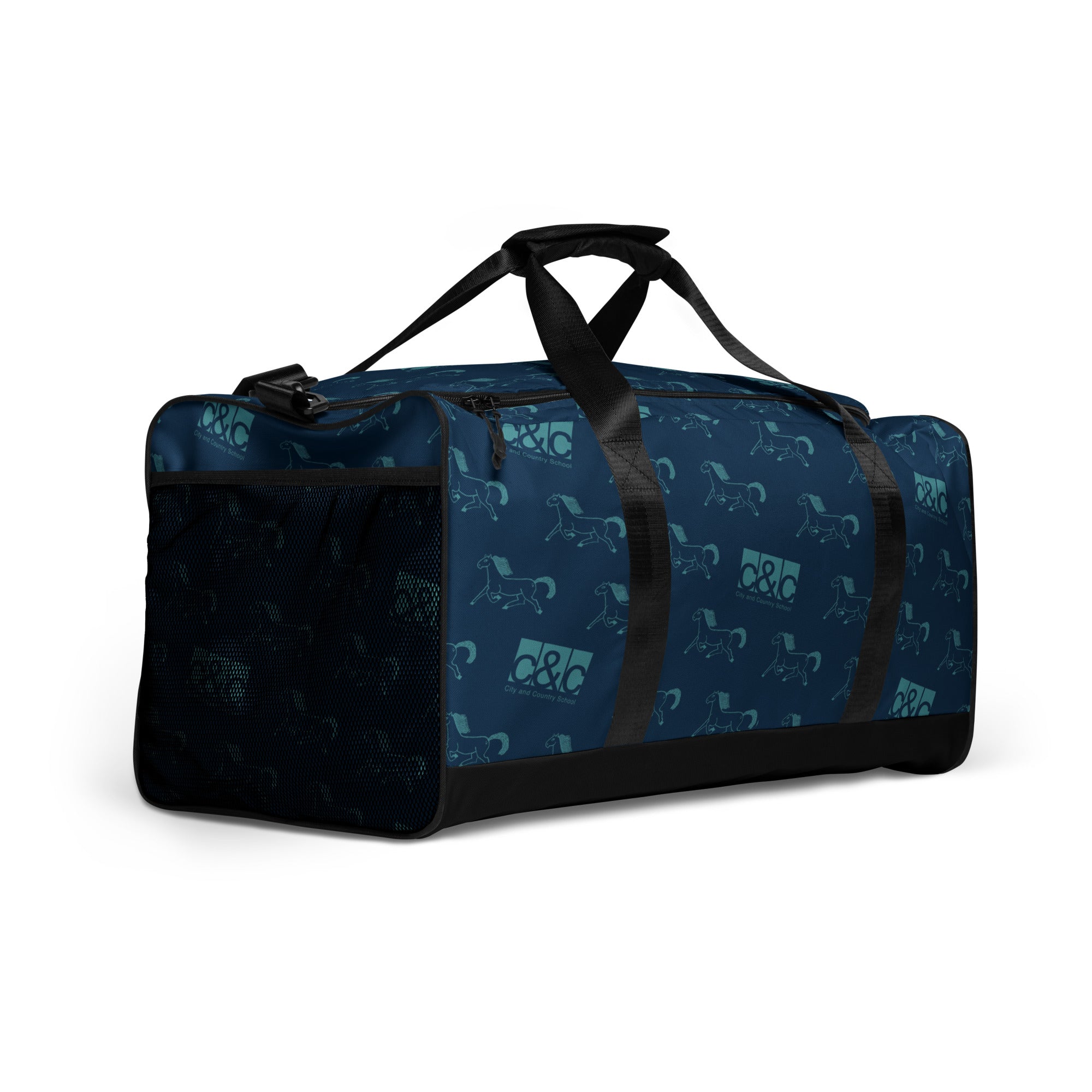 Horse Duffle in Blue