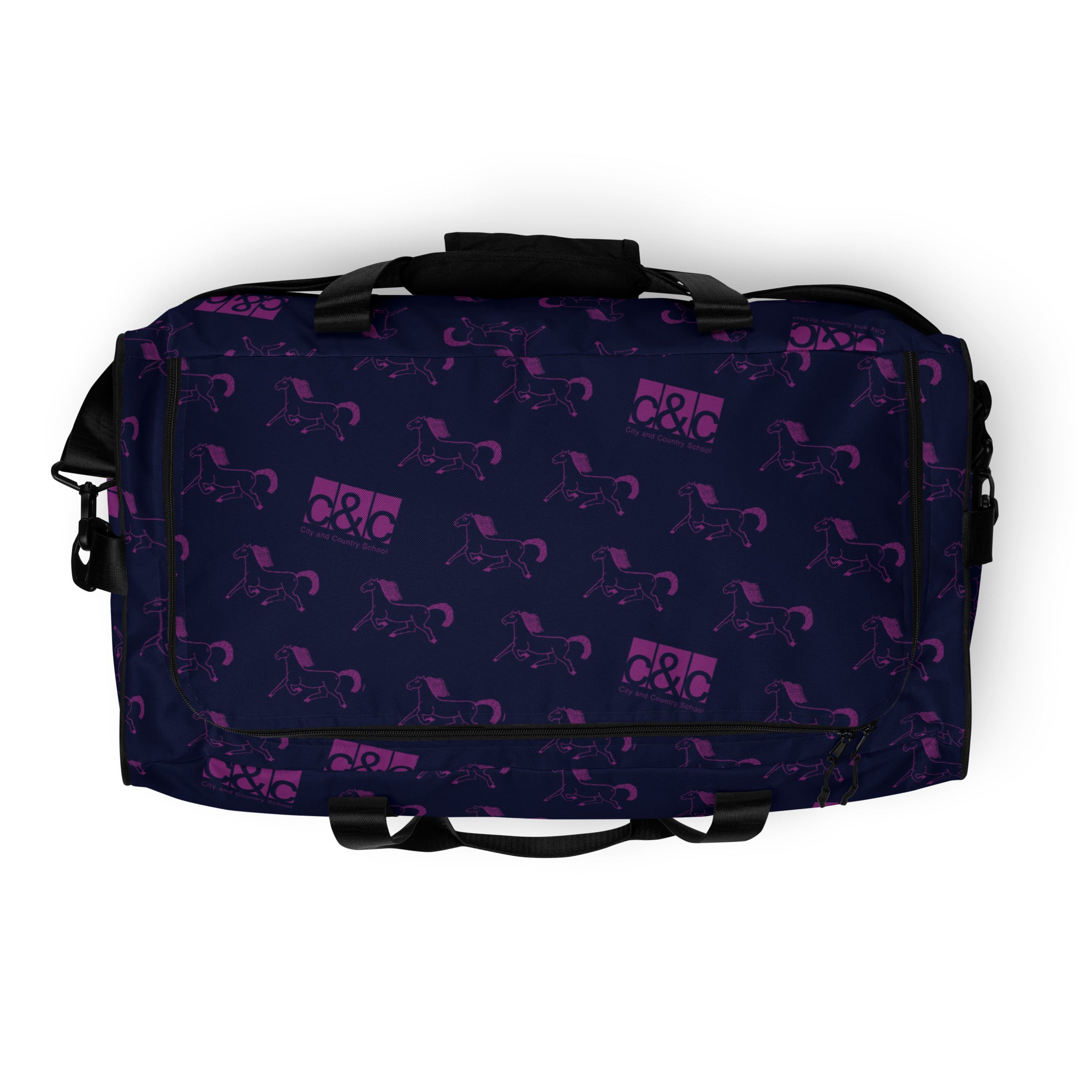 Horse Duffle bag in Violet