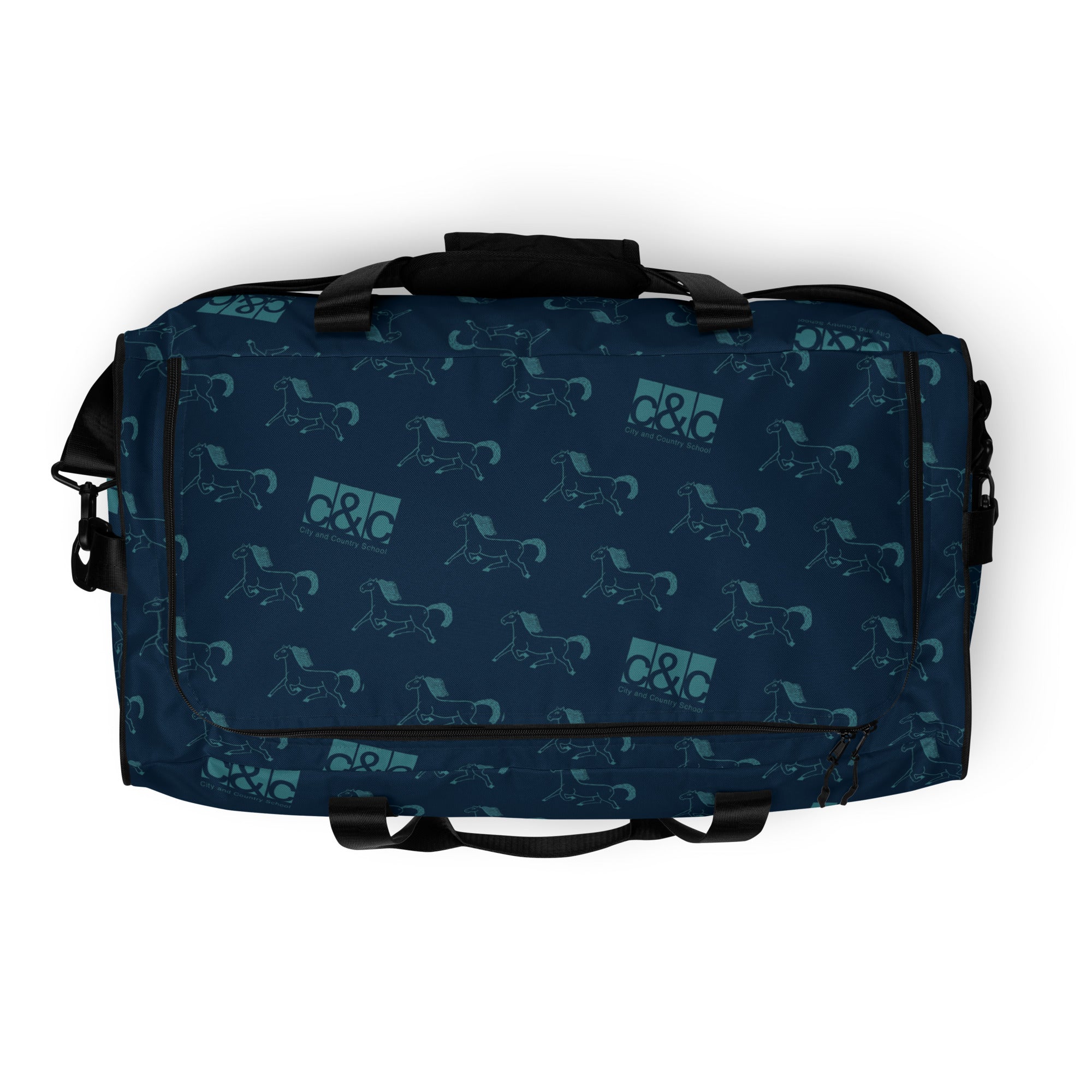 Horse Duffle in Blue