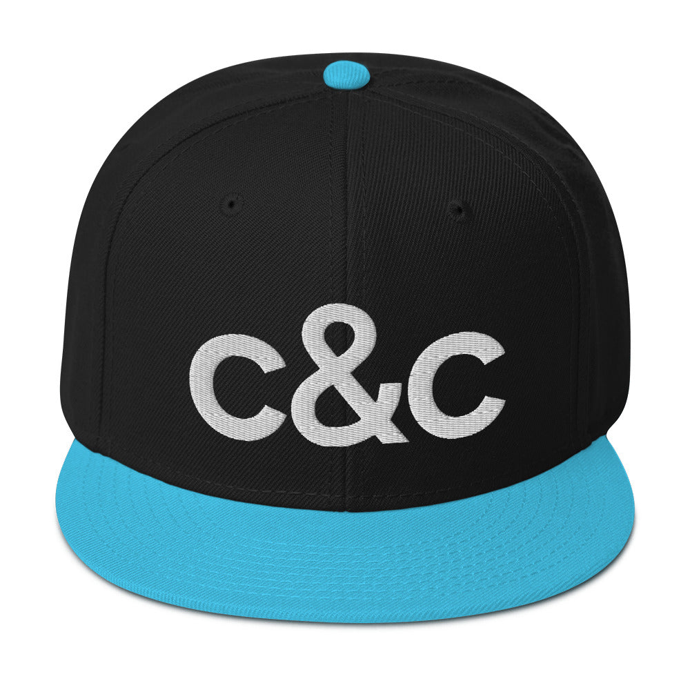 C&C Adult Snapback - White Embroidery (Multiple Color Options)