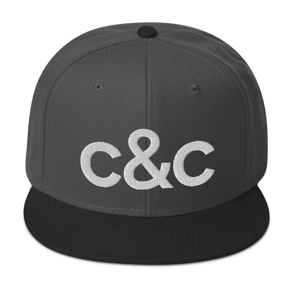 C&C Adult Snapback - White Embroidery (Multiple Color Options)