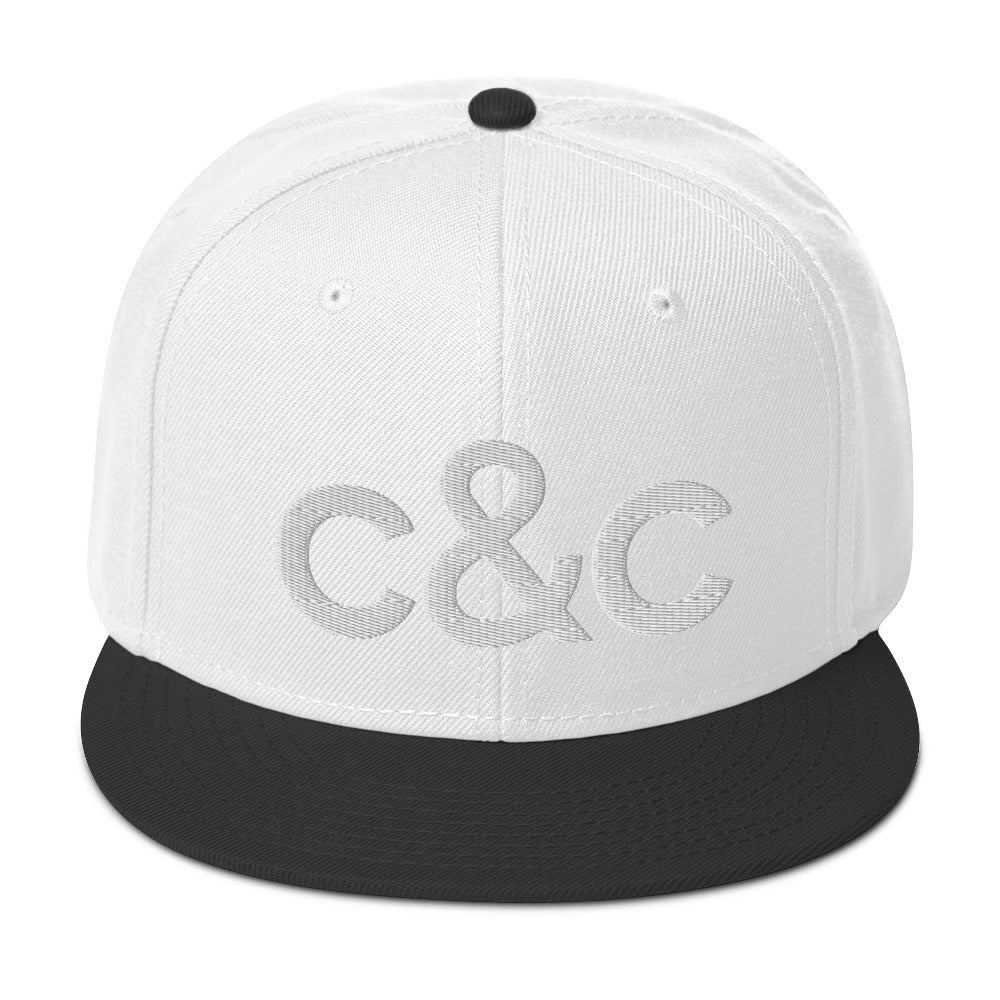 C&C Adult Snapback - White Embroidery (Multiple Color Options)