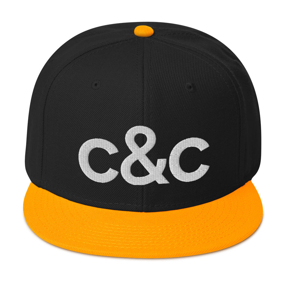 C&C Adult Snapback - White Embroidery (Multiple Color Options)