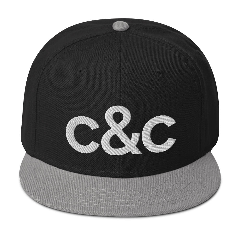 C&C Adult Snapback - White Embroidery (Multiple Color Options)