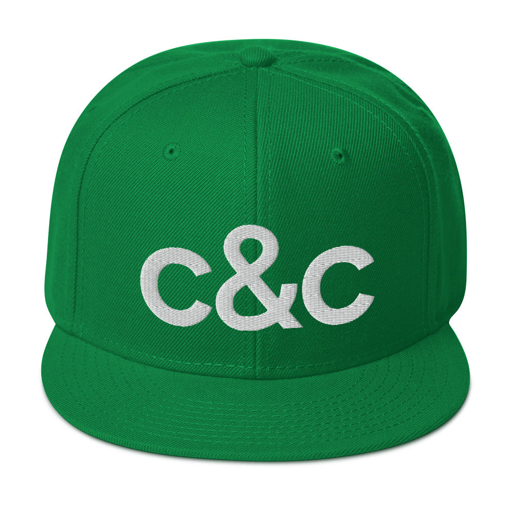 C&C Adult Snapback - White Embroidery (Multiple Color Options)