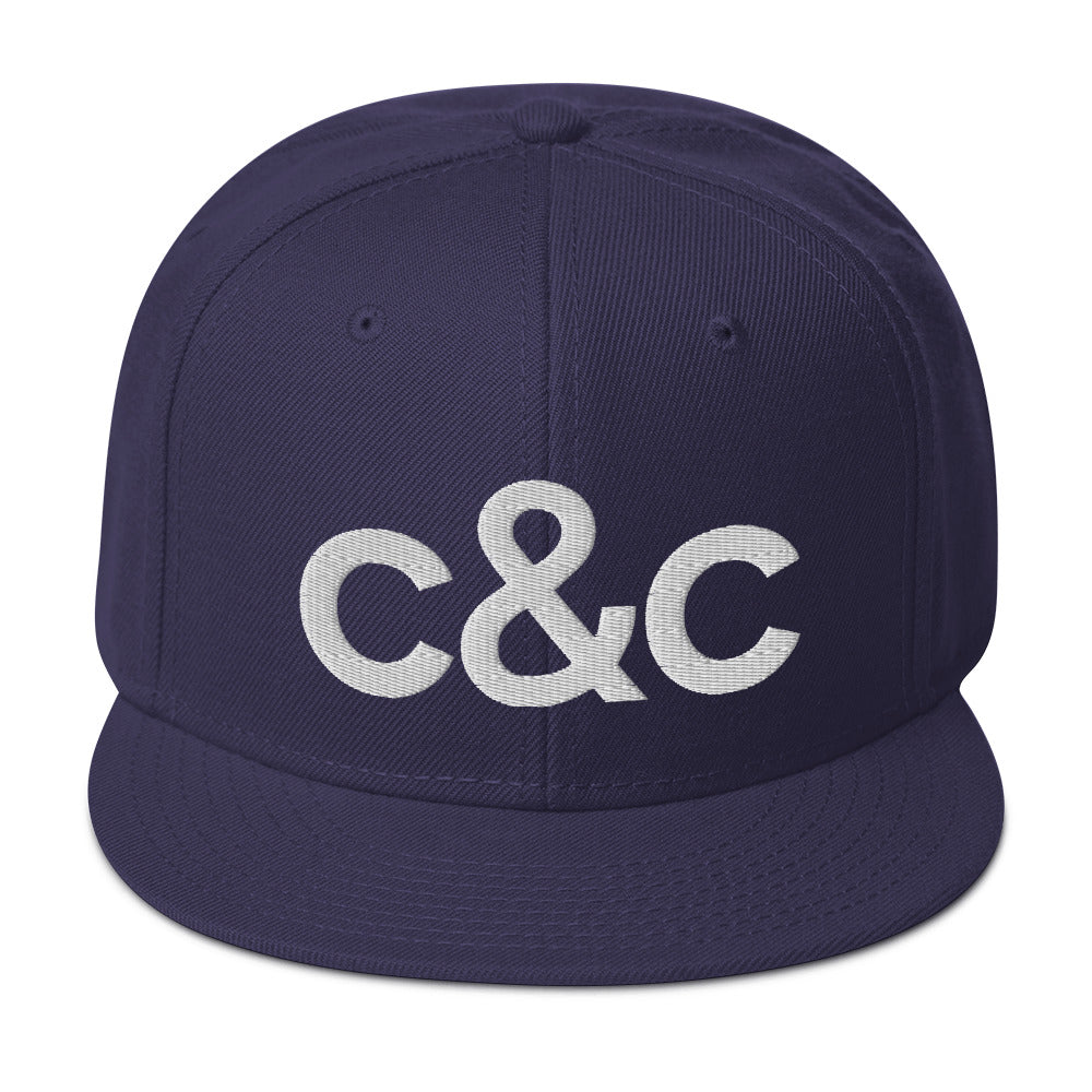 C&C Adult Snapback - White Embroidery (Multiple Color Options)