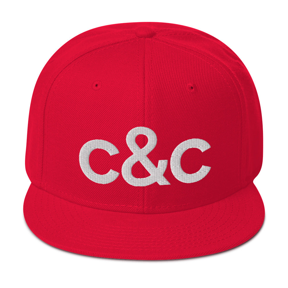 C&C Adult Snapback - White Embroidery (Multiple Color Options)