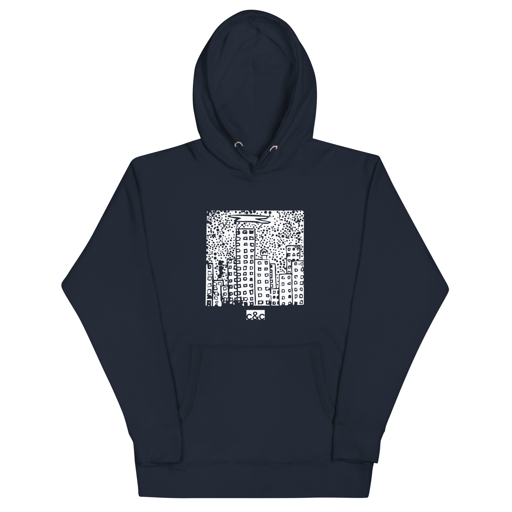 Adult "City" Print Hoodie (Multiple Colors)
