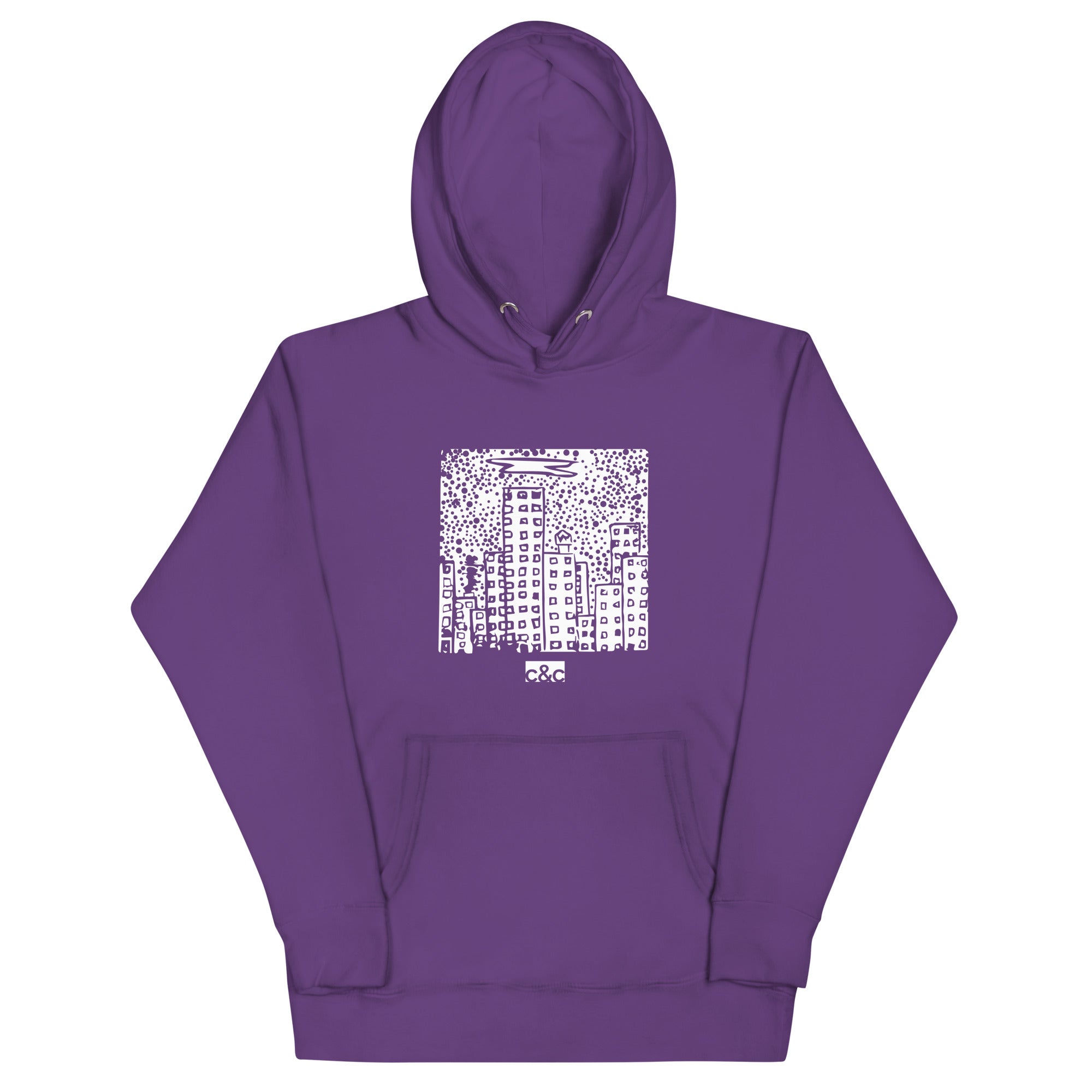 Adult "City" Print Hoodie (Multiple Colors)