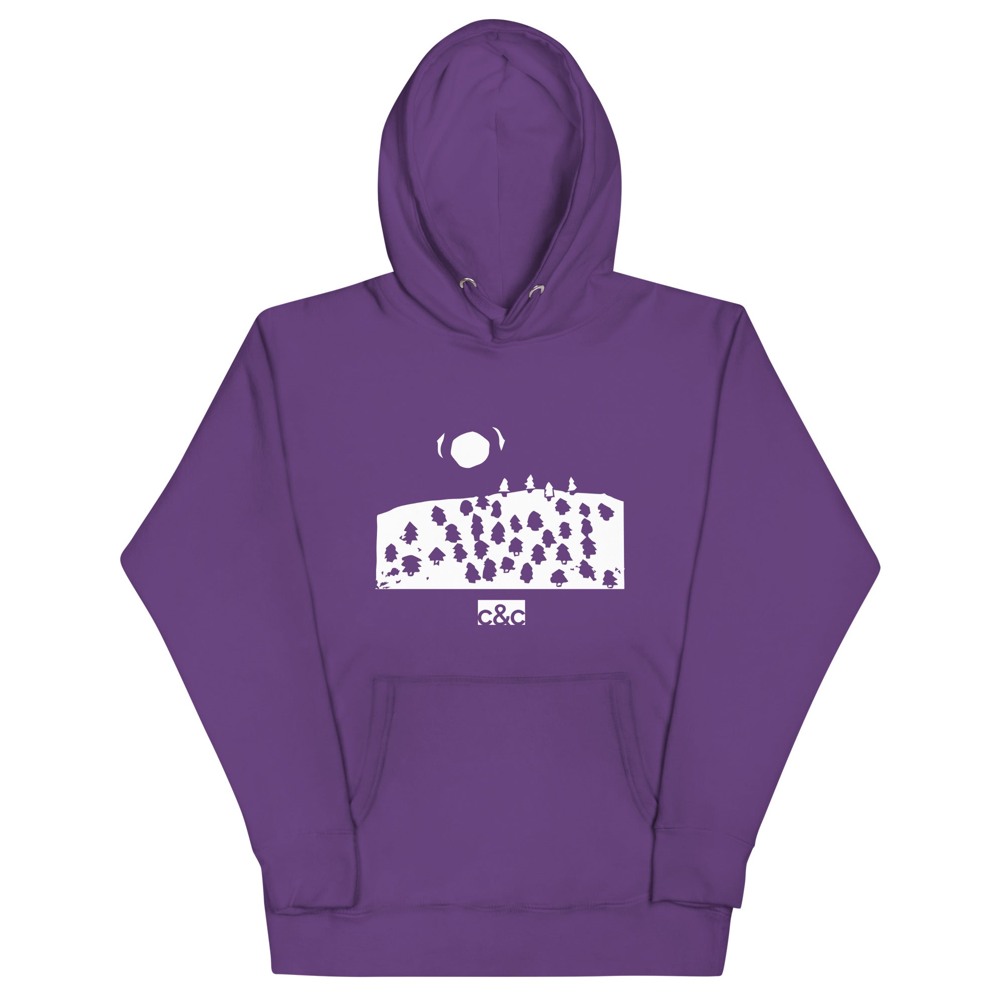 Adult "Forest" Print Hoodie (Multiple Colors)