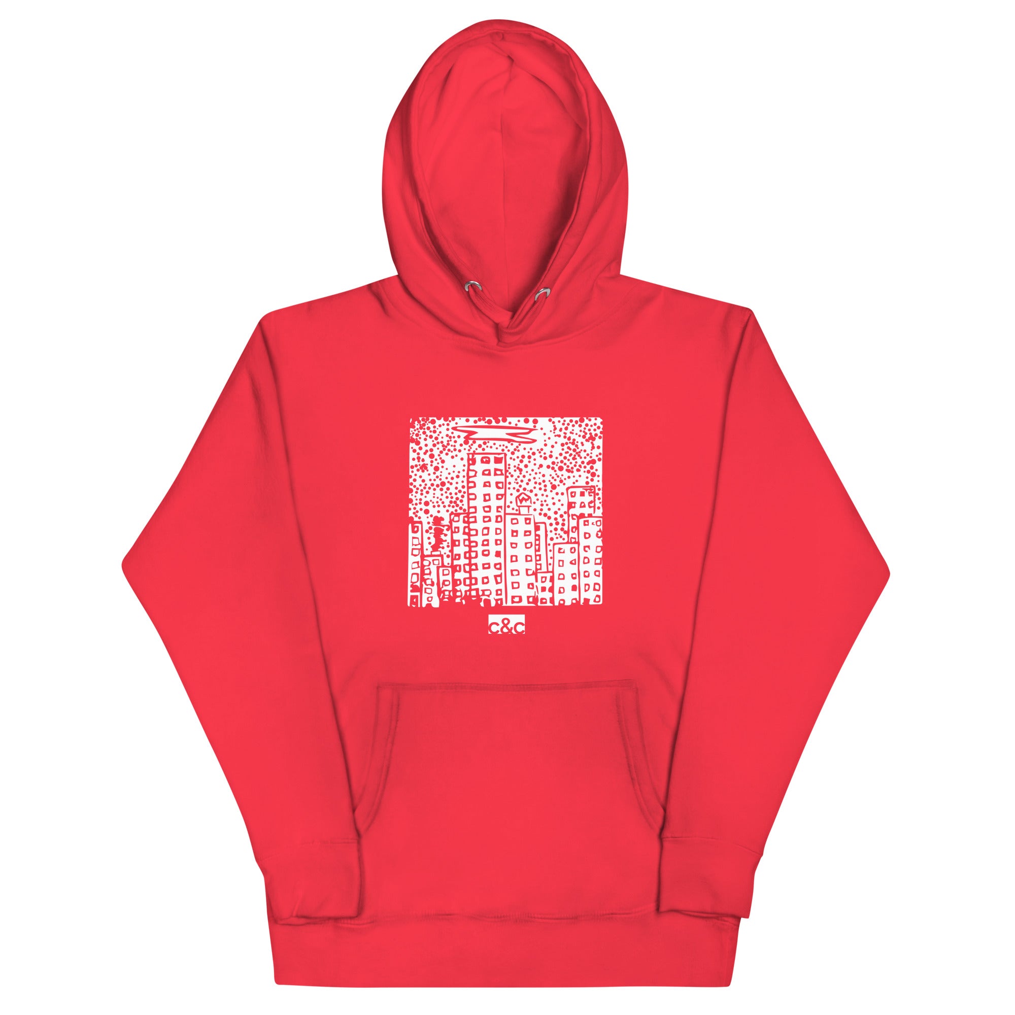 Adult "City" Print Hoodie (Multiple Colors)