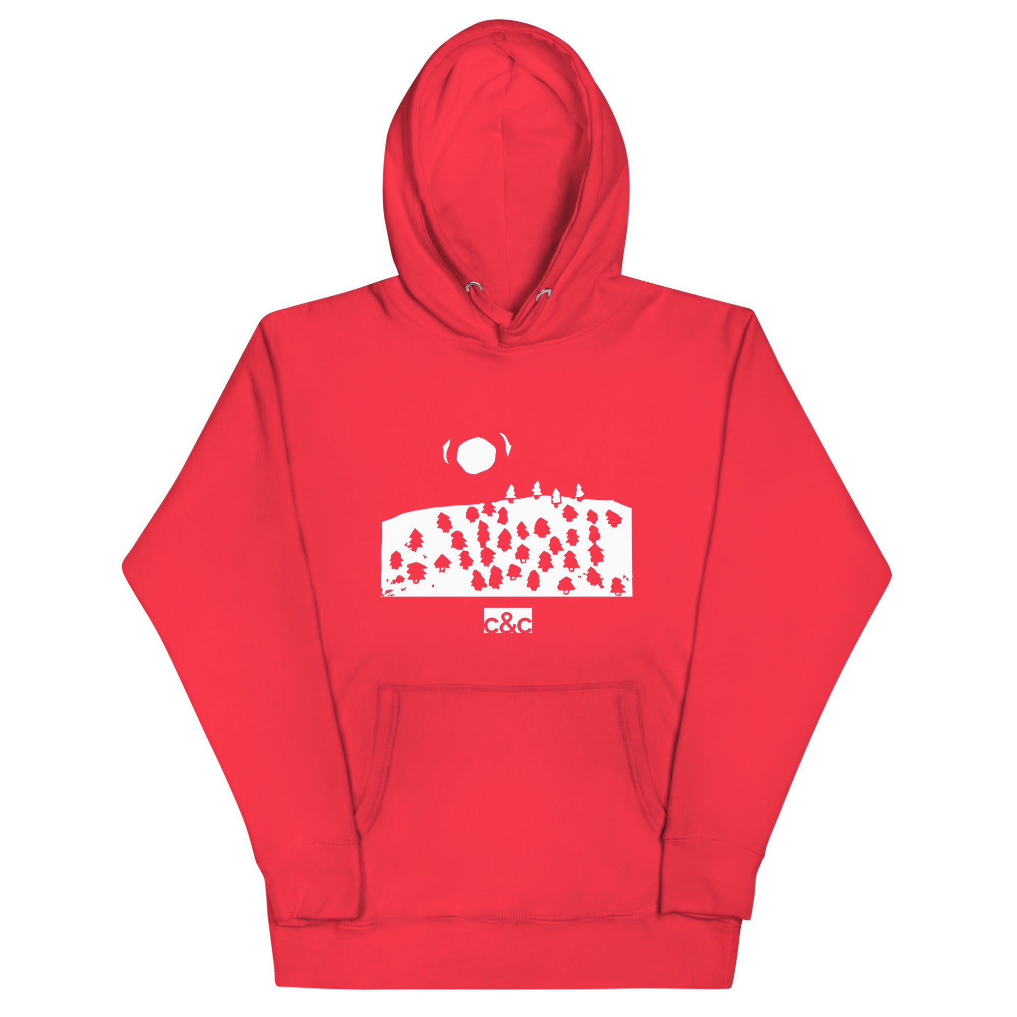 Adult "Forest" Print Hoodie (Multiple Colors)