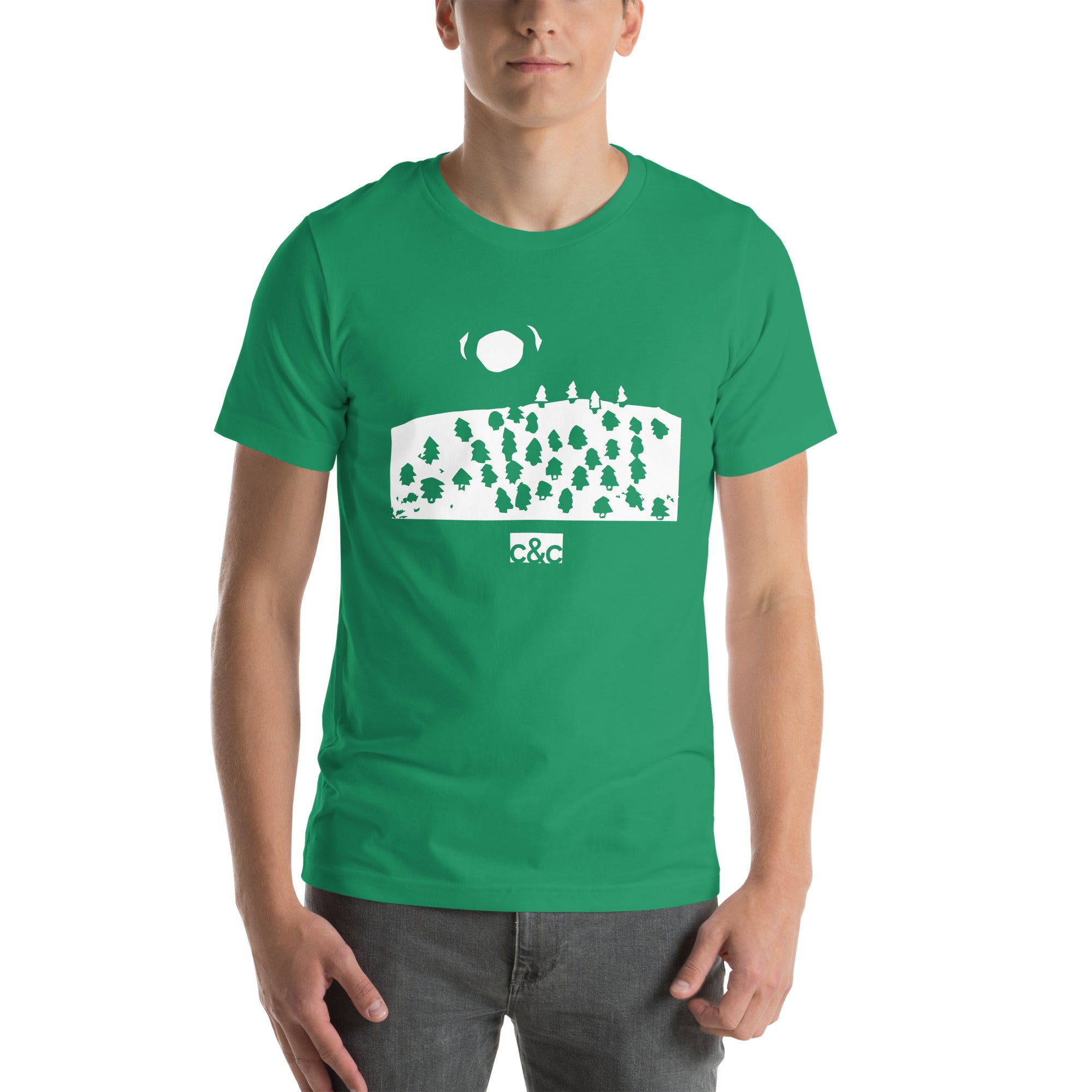 Adult "Forest" Print Tee (Multiple Colors)