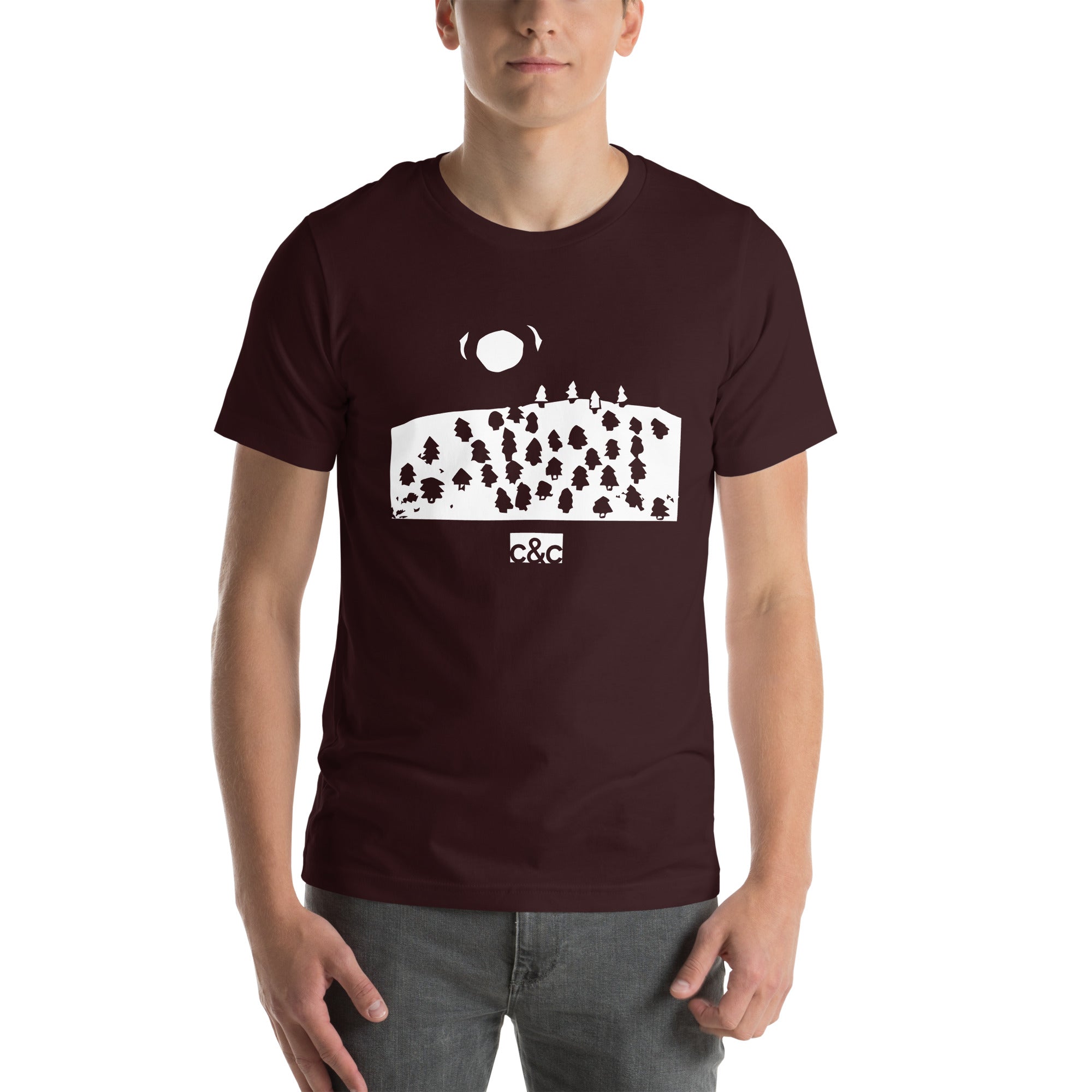 Adult "Forest" Print Tee (Multiple Colors)