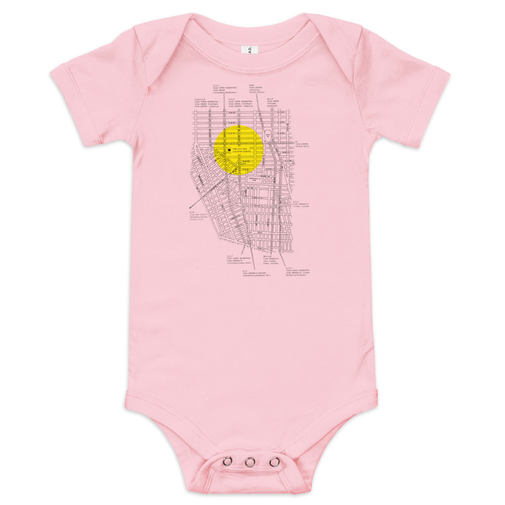 Kids C&C Archival Map Dark Tee (in multiple colors)