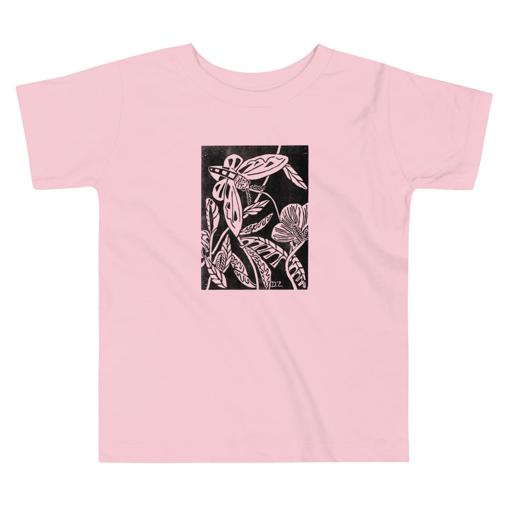 Toddler Midnight Garden Block Print Tee (in multiple colors)