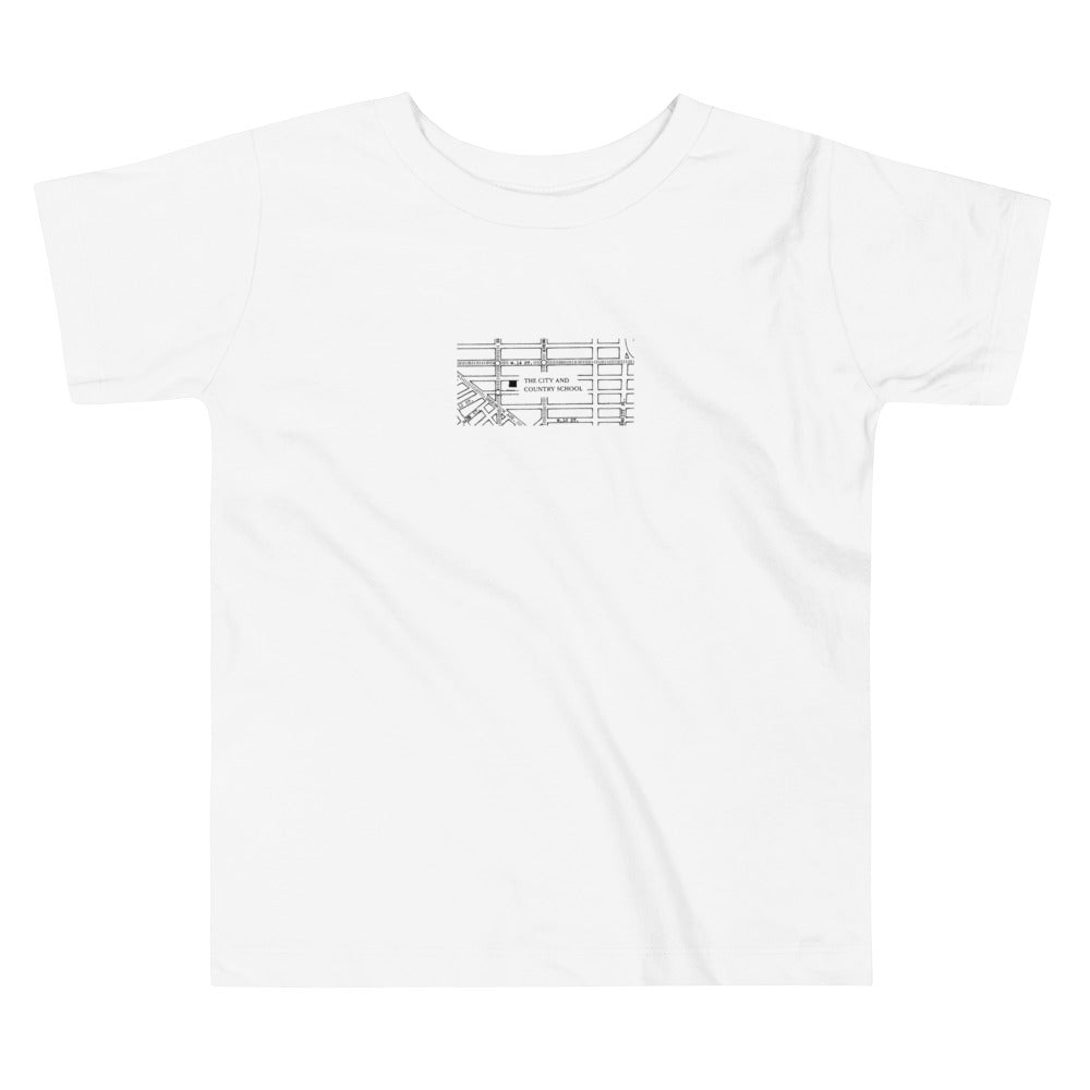 Toddler C&C Archival Map Light Tee (in multiple colors)
