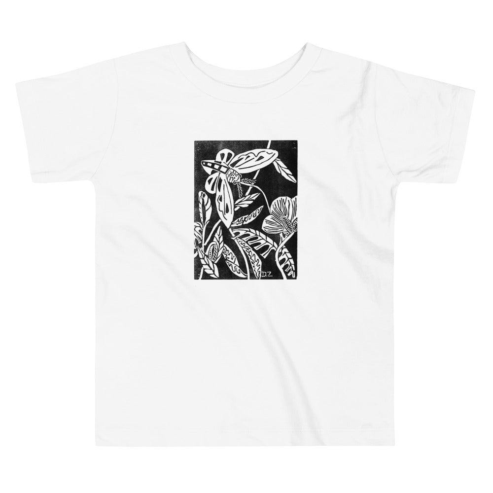 Toddler Midnight Garden Block Print Tee (in multiple colors)