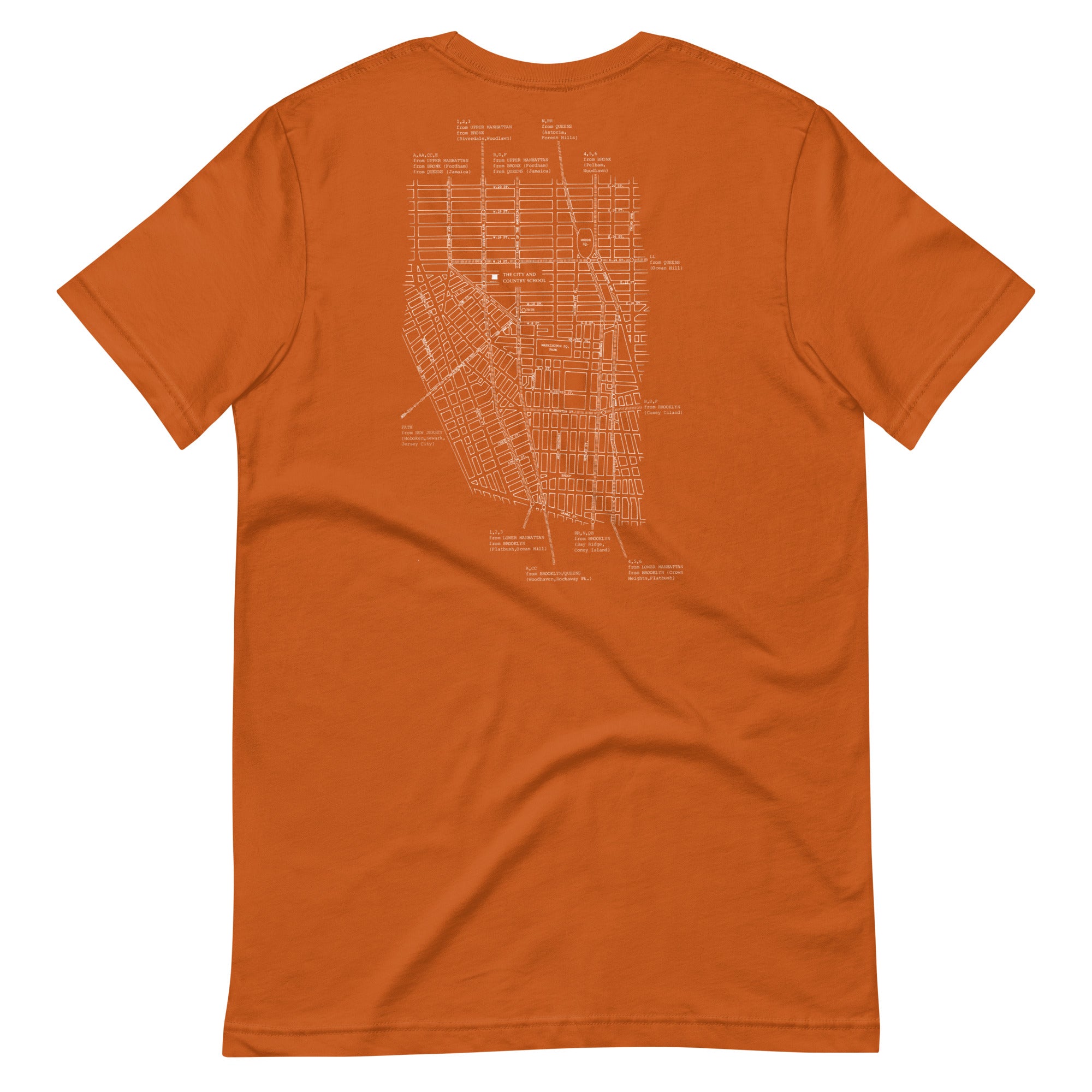 Adult C&C Archival Map Dark Tee (in multiple colors)