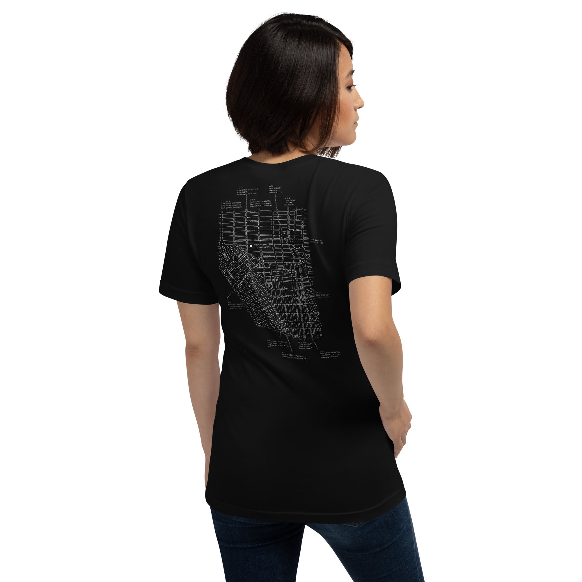 Adult C&C Archival Map Dark Tee (in multiple colors)