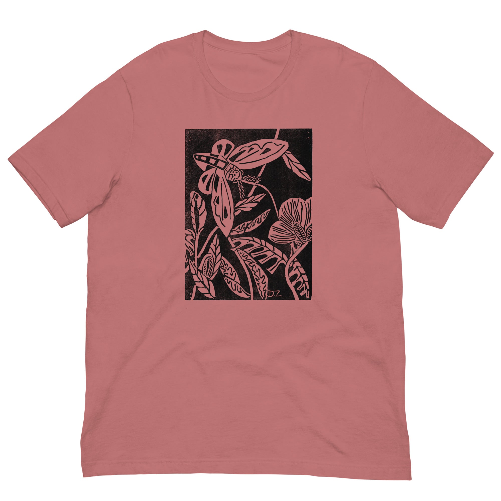 Adult Midnight Garden Block Print Tee (in multiple colors)