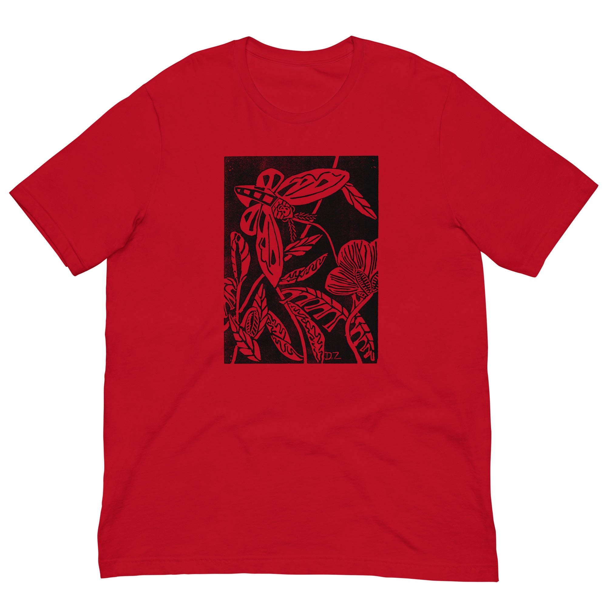 Adult Midnight Garden Block Print Tee (in multiple colors)