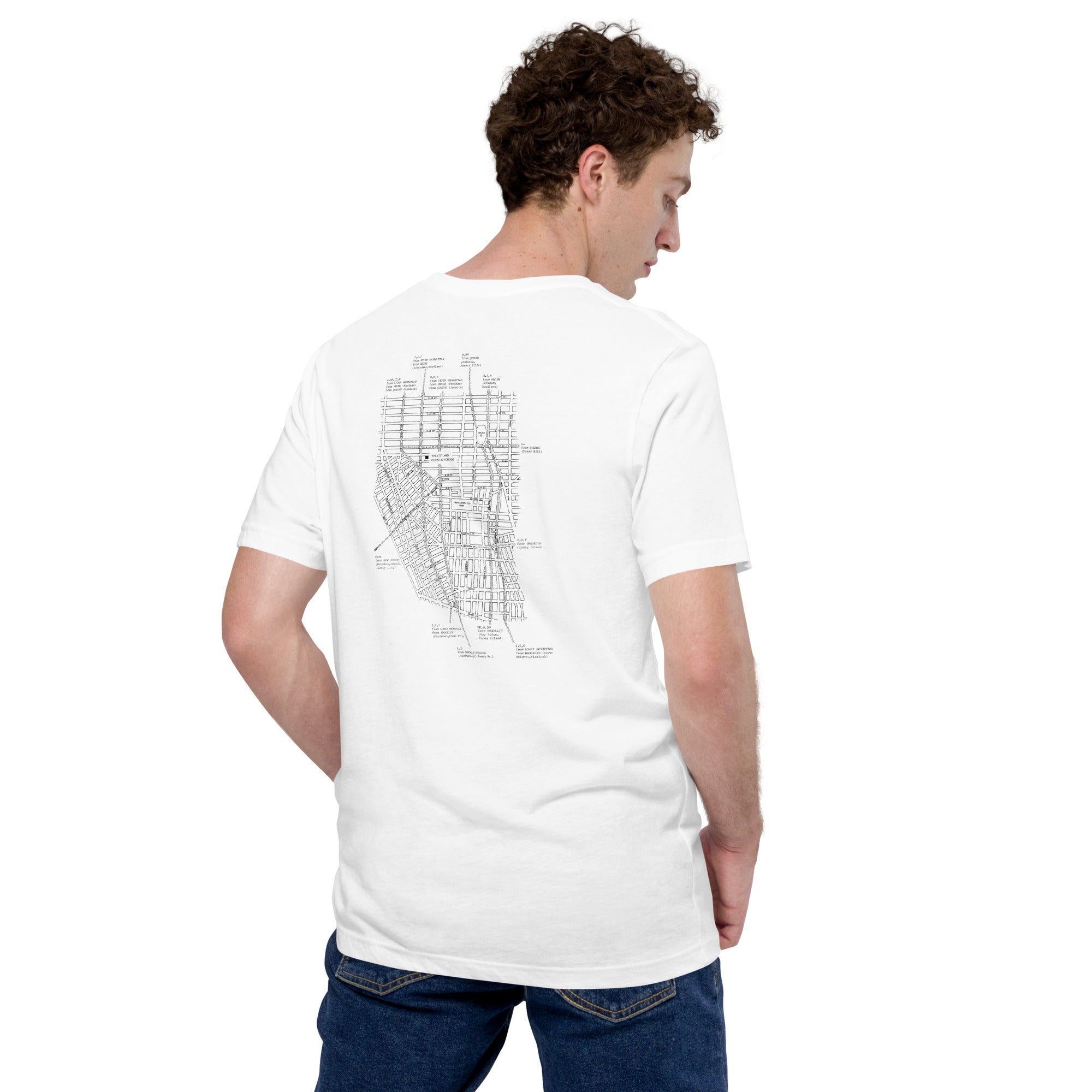 Adult C&C Archival Map Light Tee (in multiple colors)