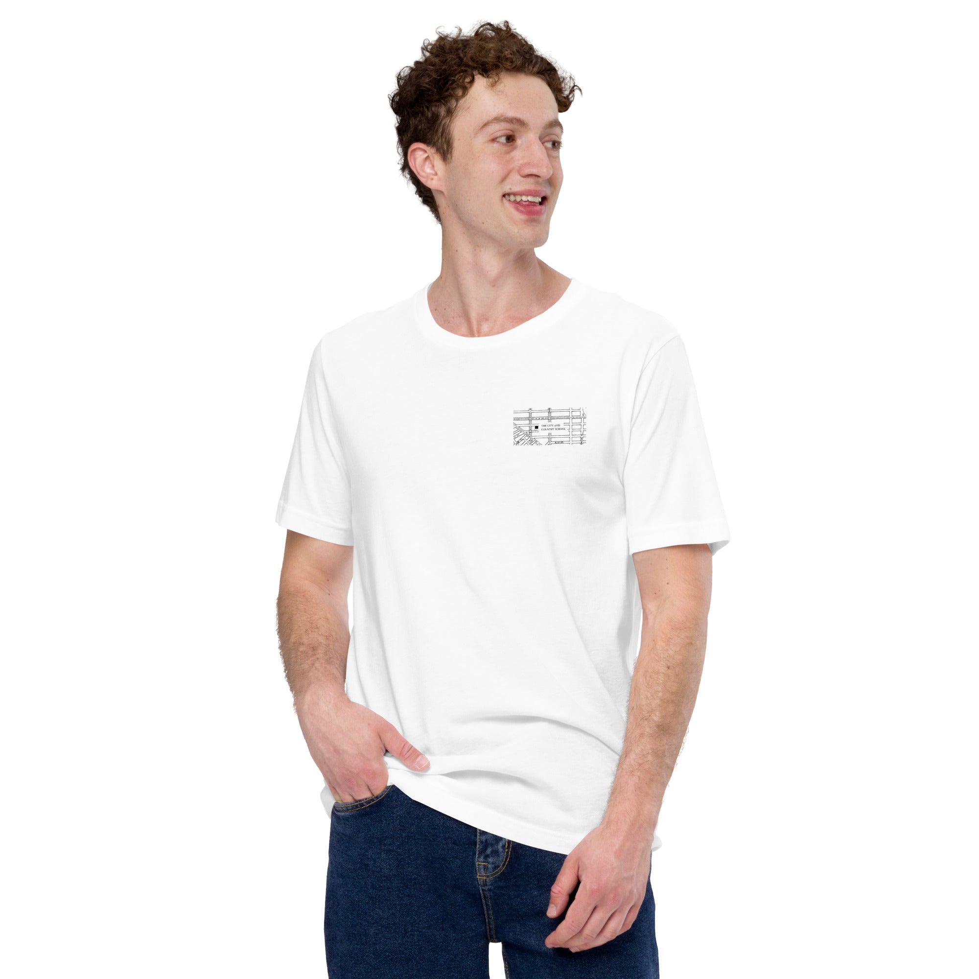 Adult C&C Archival Map Light Tee (in multiple colors)