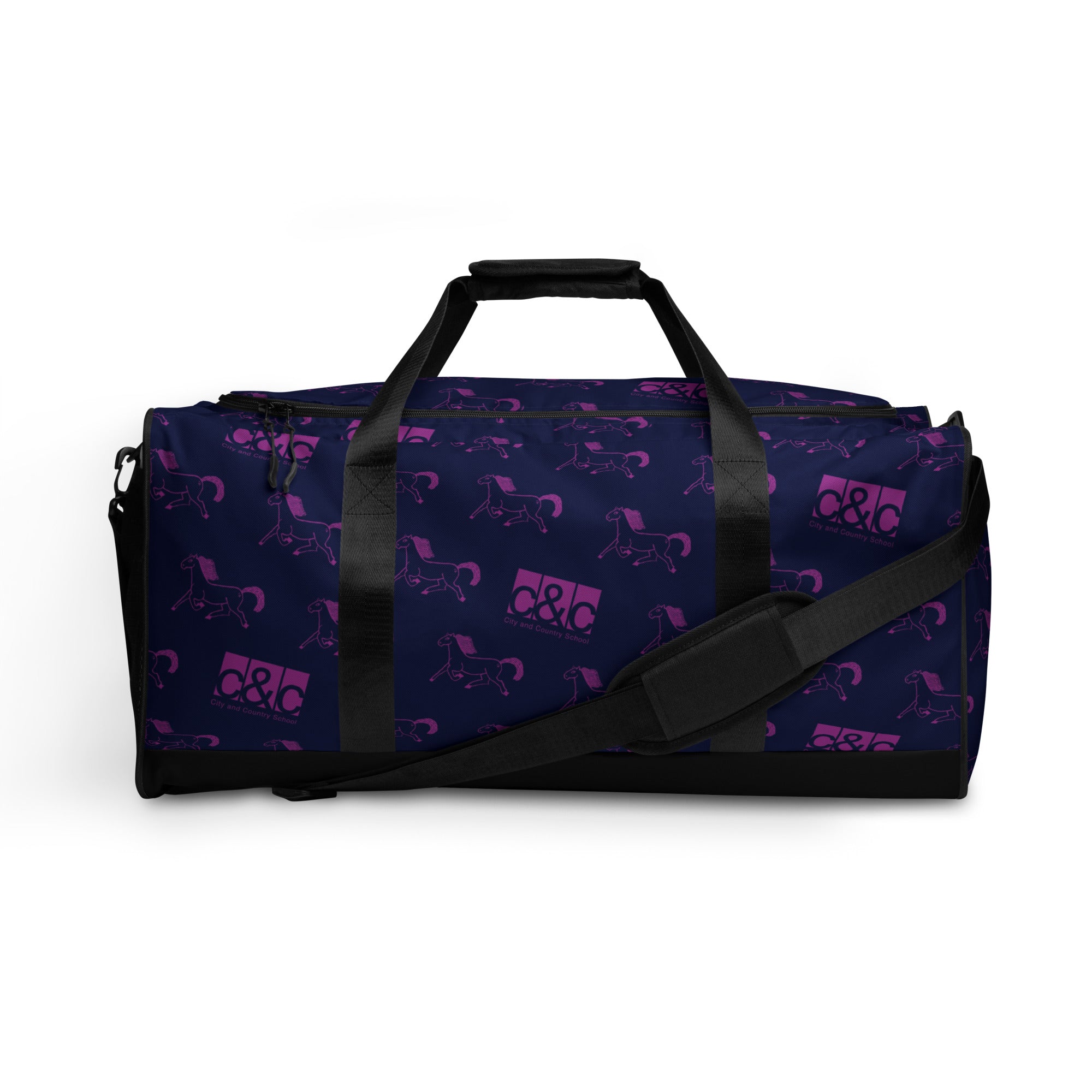 Horse Duffle bag in Violet