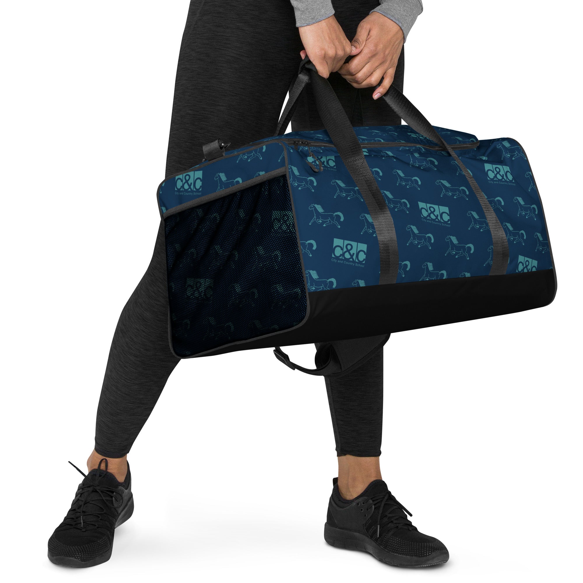 Horse Duffle in Blue