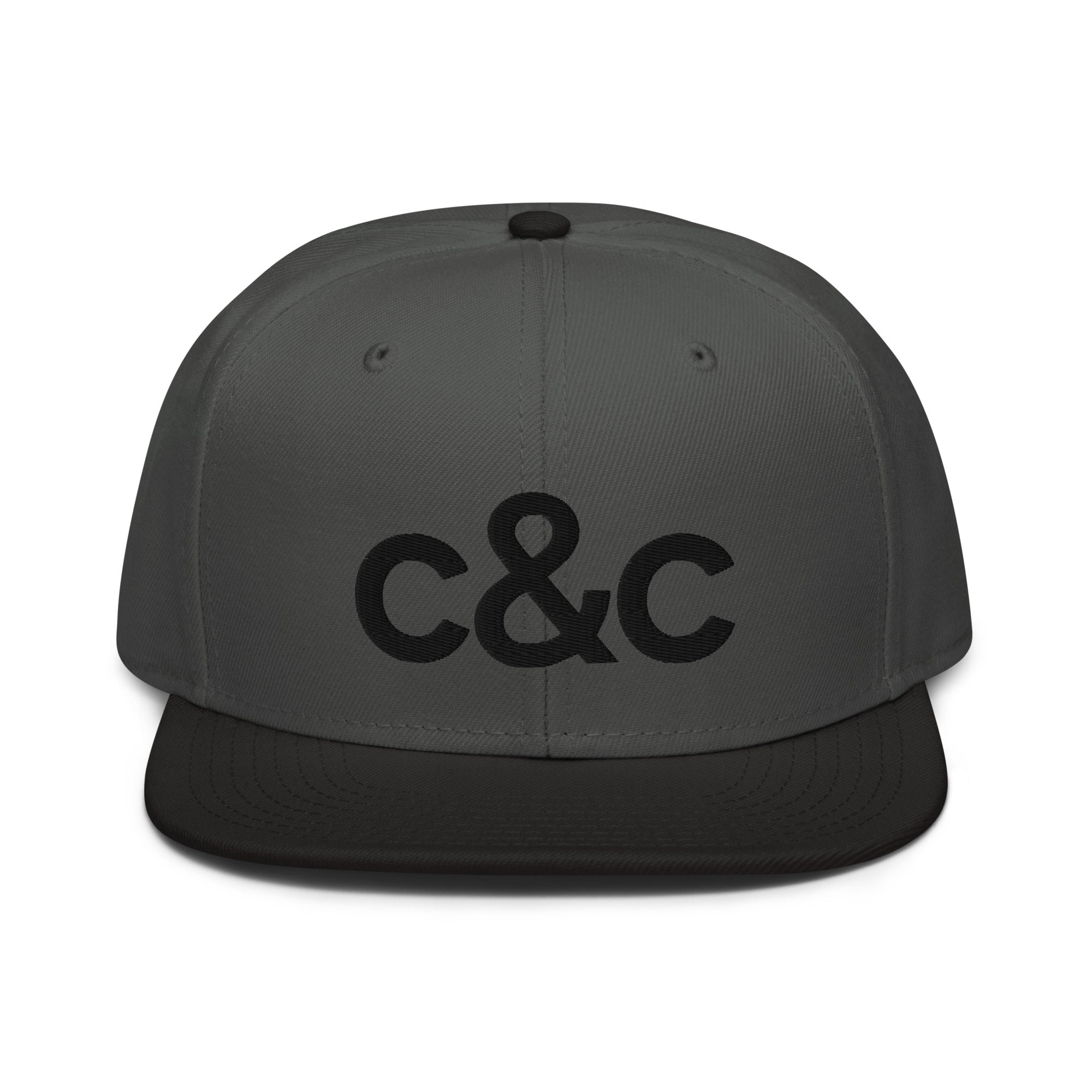 C&C Adult Snapback - Black Embroidery (Multiple Color Options)