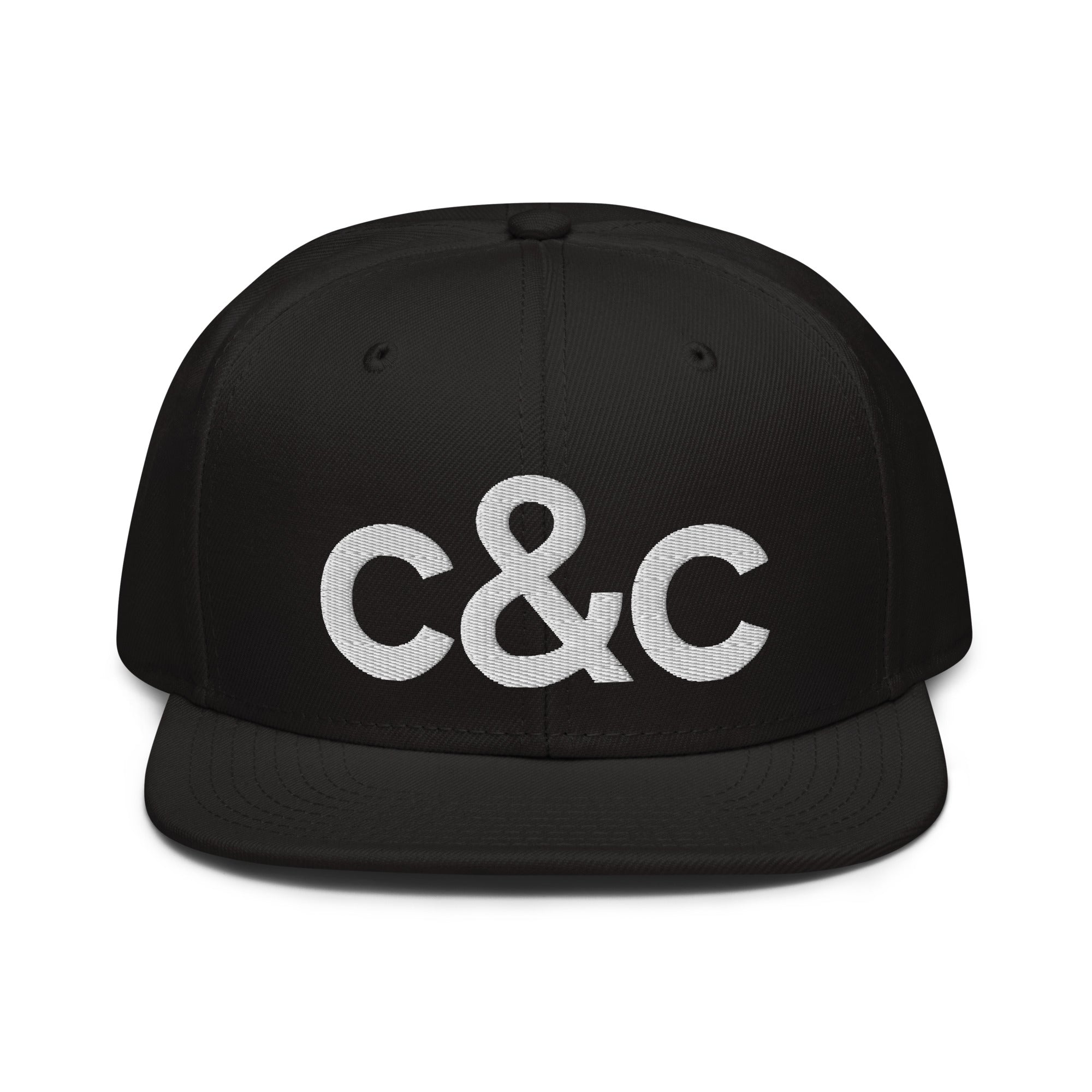 C&C Adult Snapback - White Embroidery (Multiple Color Options)