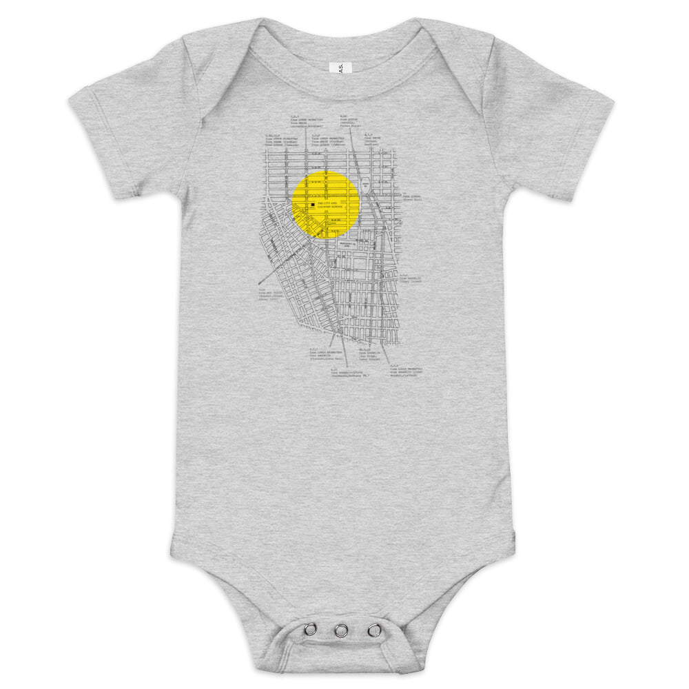 Kids C&C Archival Map Dark Tee (in multiple colors)