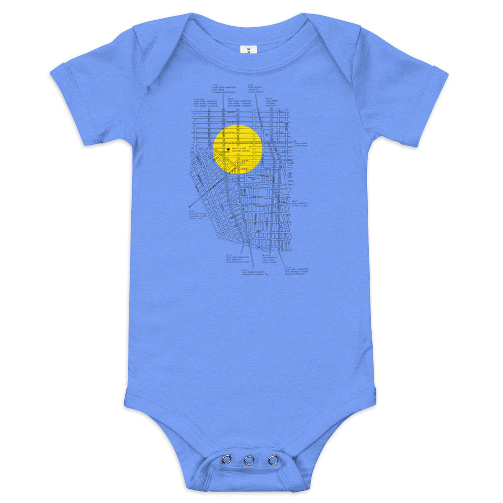 Kids C&C Archival Map Dark Tee (in multiple colors)