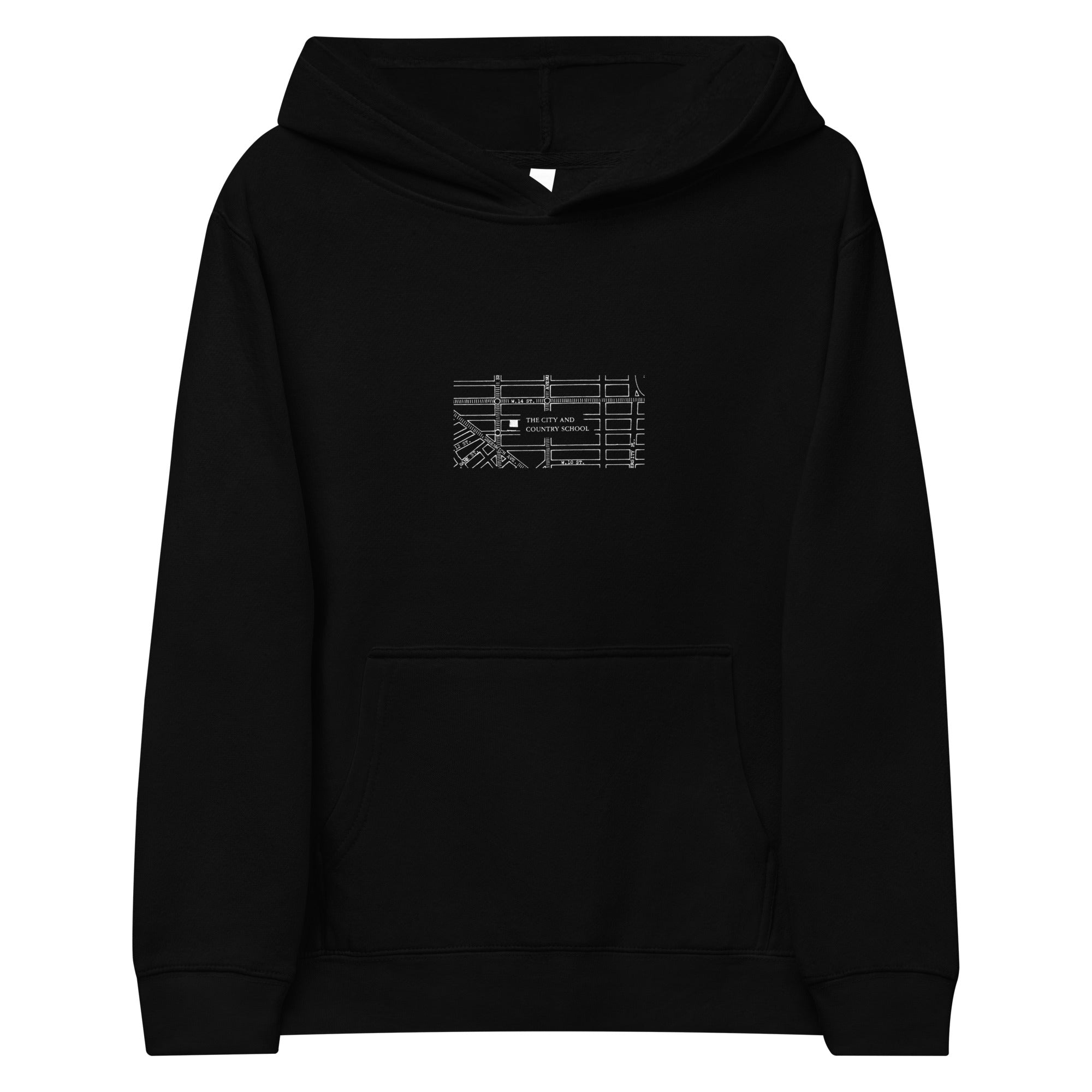 Kids C&C Archival Map Dark Fleece Hoodie (in multiple colors)