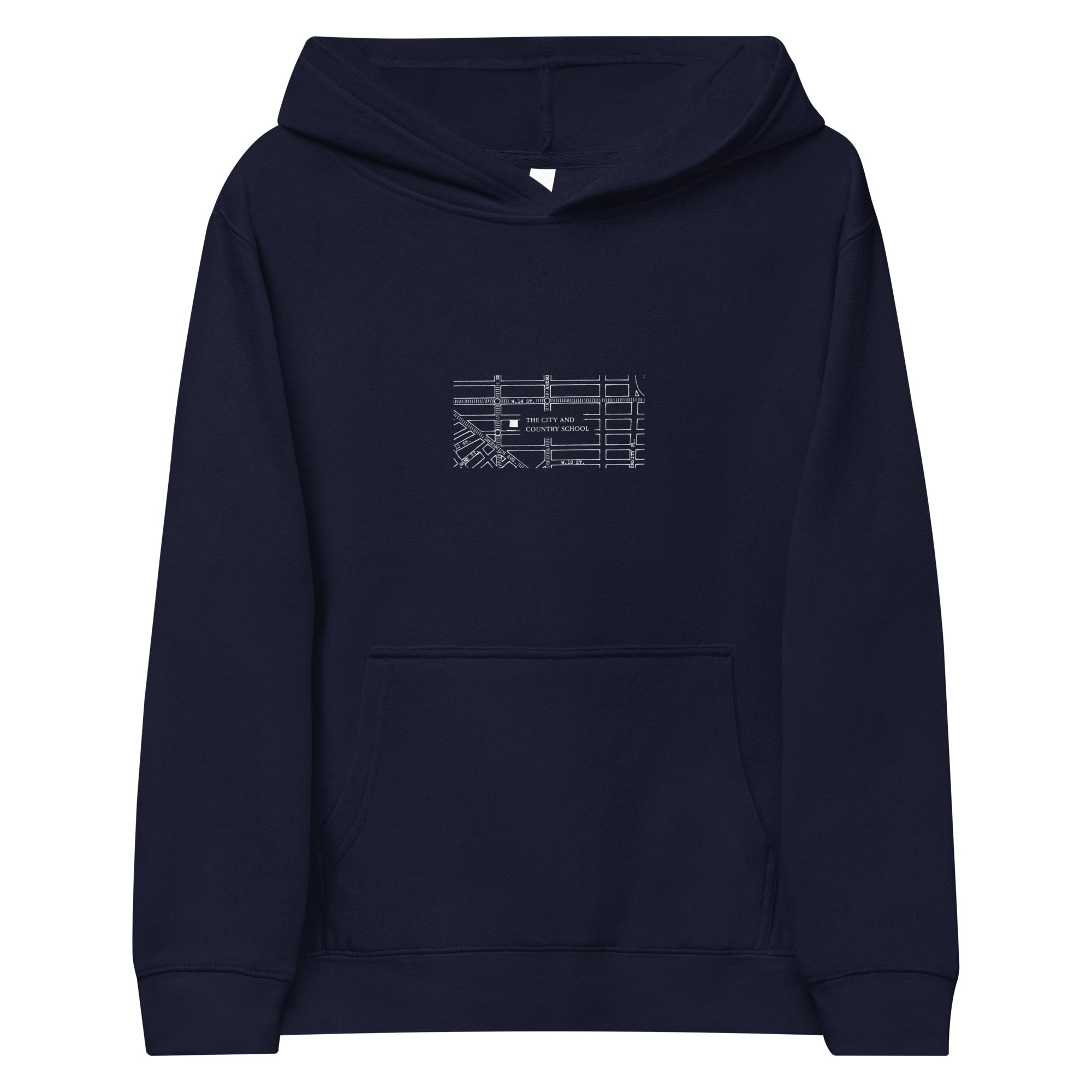 Kids C&C Archival Map Dark Fleece Hoodie (in multiple colors)