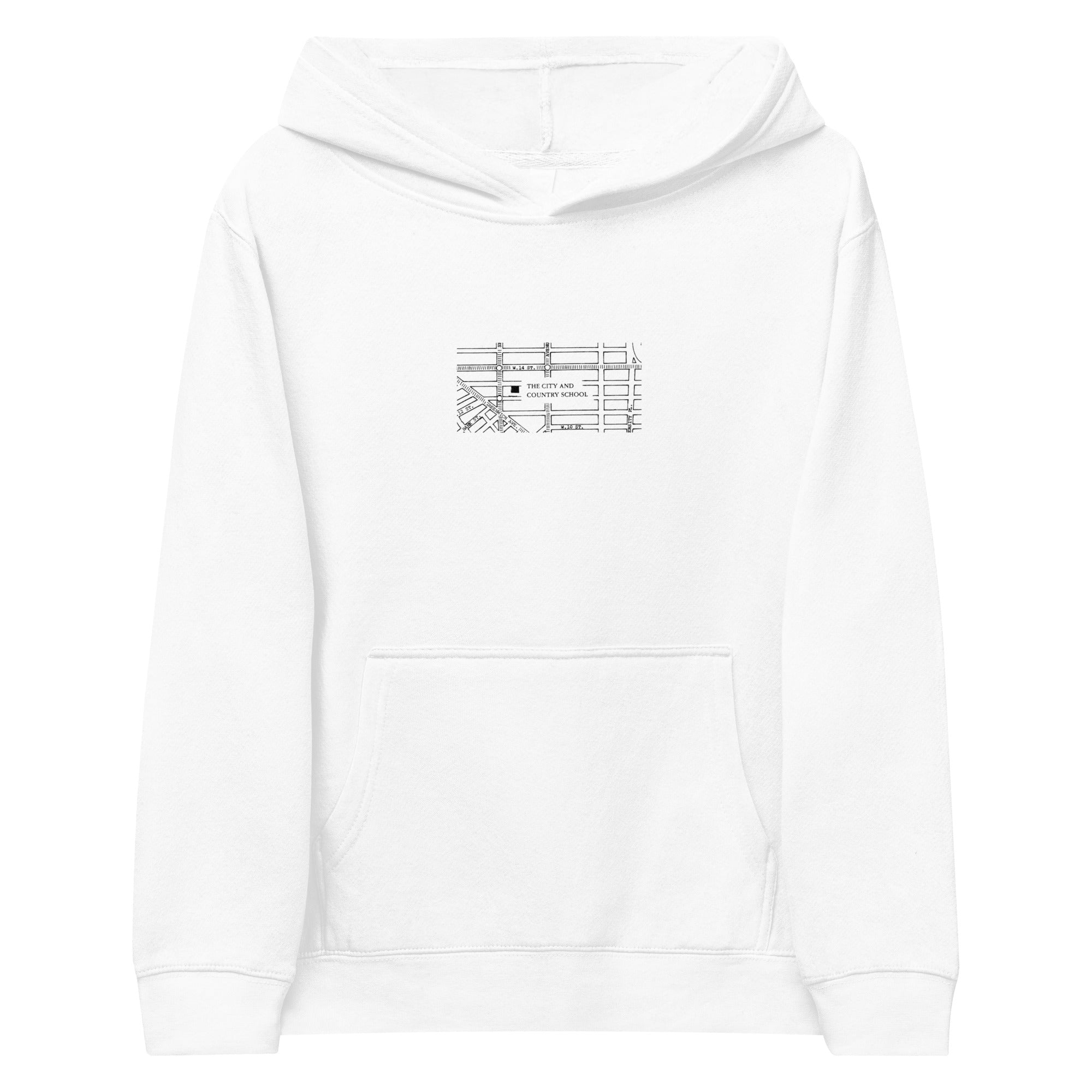 Kids C&C Archival Map Light Fleece Hoodie  (in multiple colors)