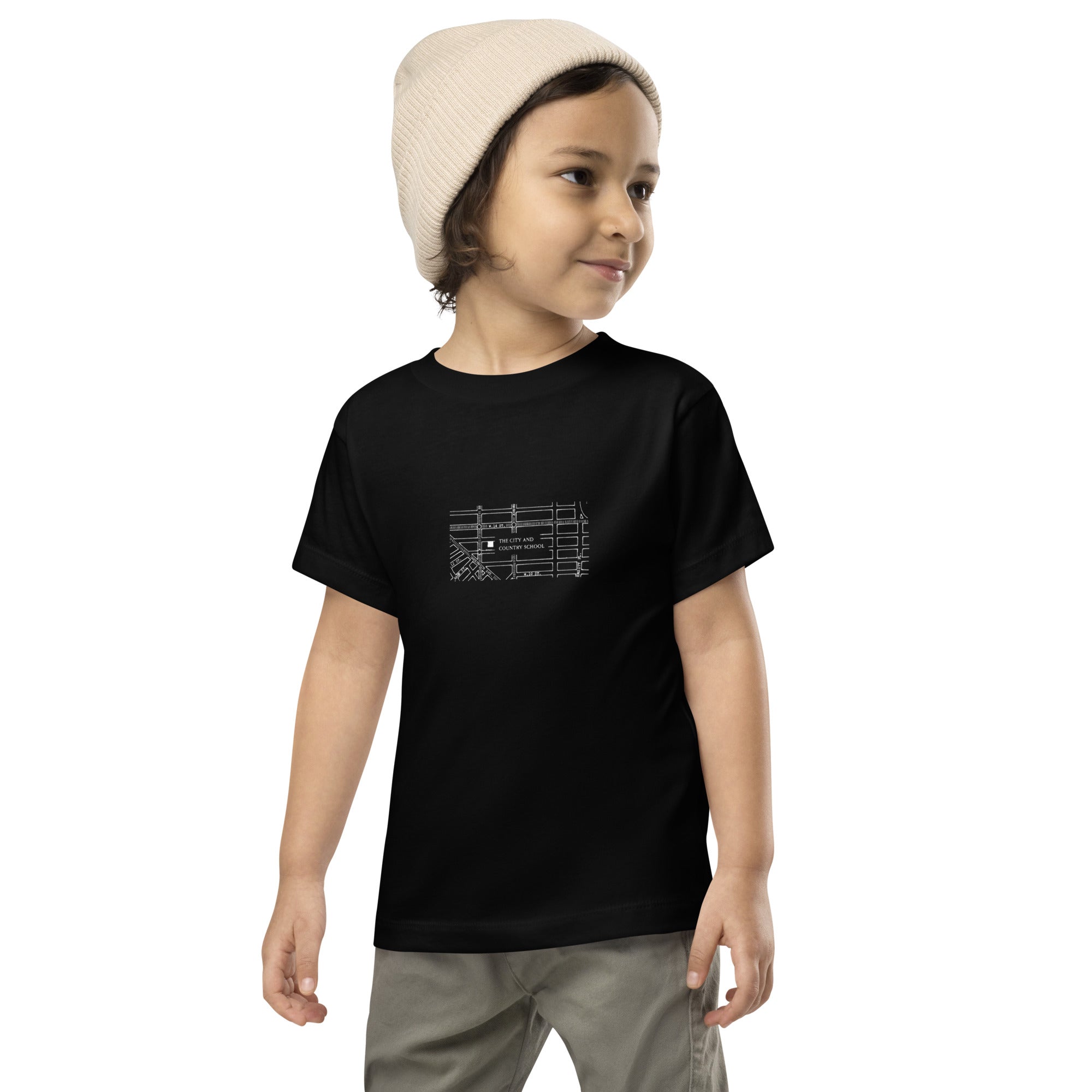 Toddler C&C Archival Map Dark Tee