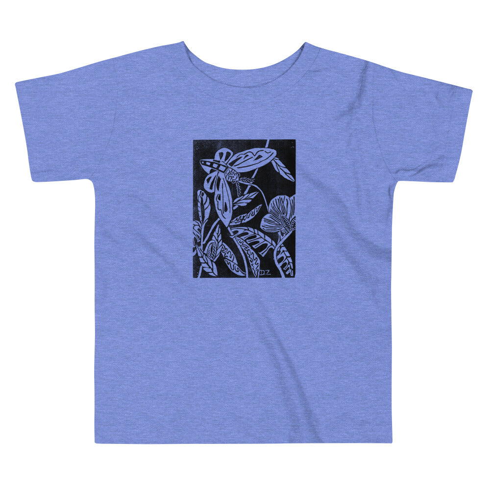 Toddler Midnight Garden Block Print Tee (in multiple colors)