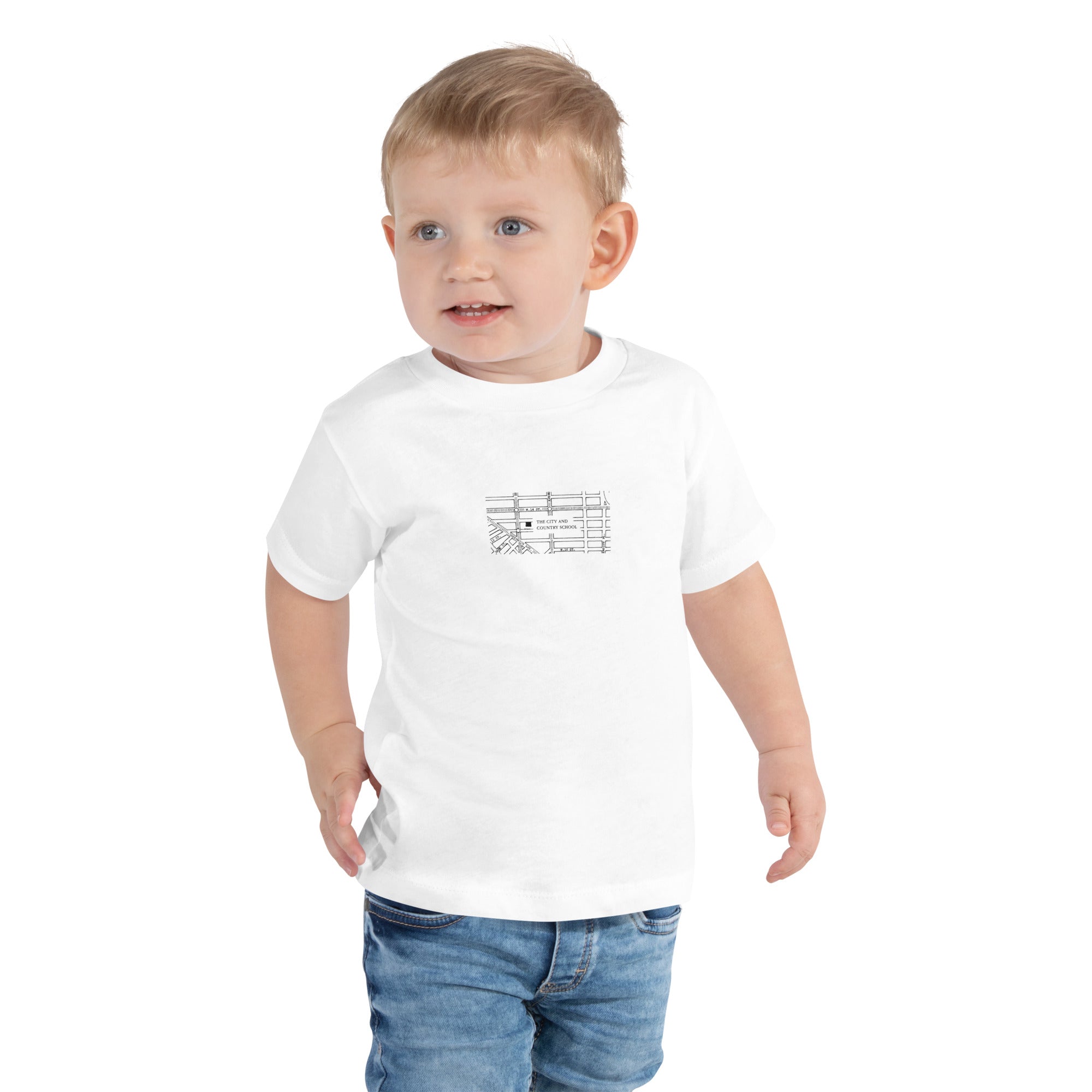 Toddler C&C Archival Map Light Tee (in multiple colors)