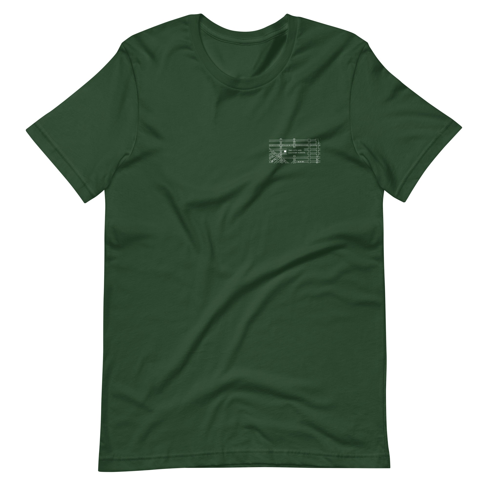 Adult C&C Archival Map Dark Tee (in multiple colors)