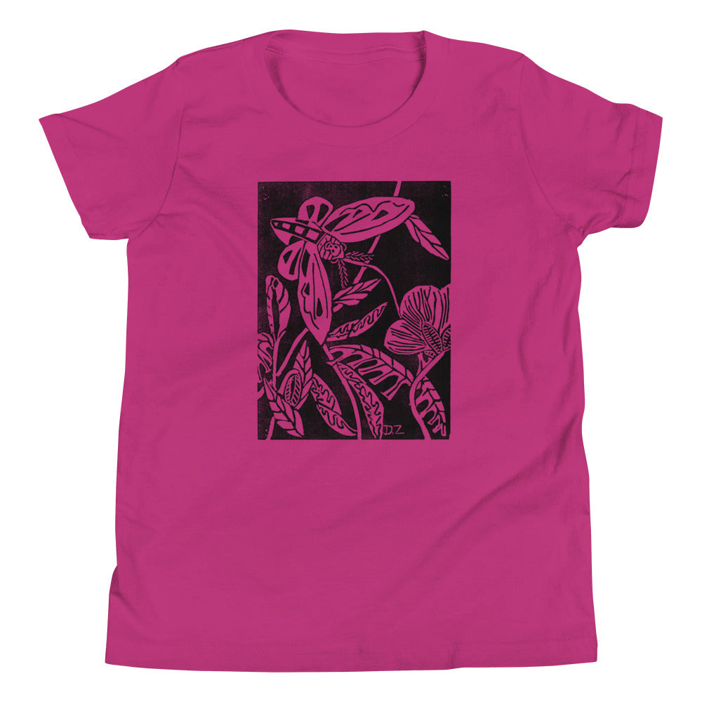 Kids Midnight Garden Block Print Tee (in multiple colors)