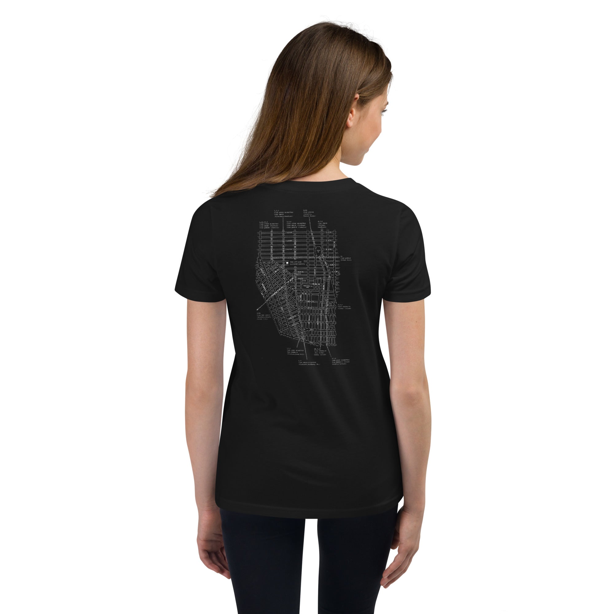 Kids C&C Archival Map Dark Tee