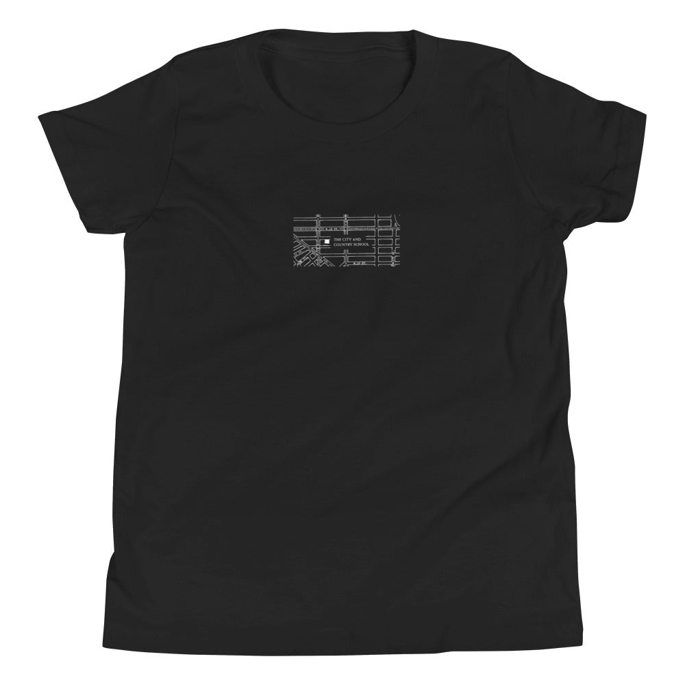 Kids C&C Archival Map Dark Tee