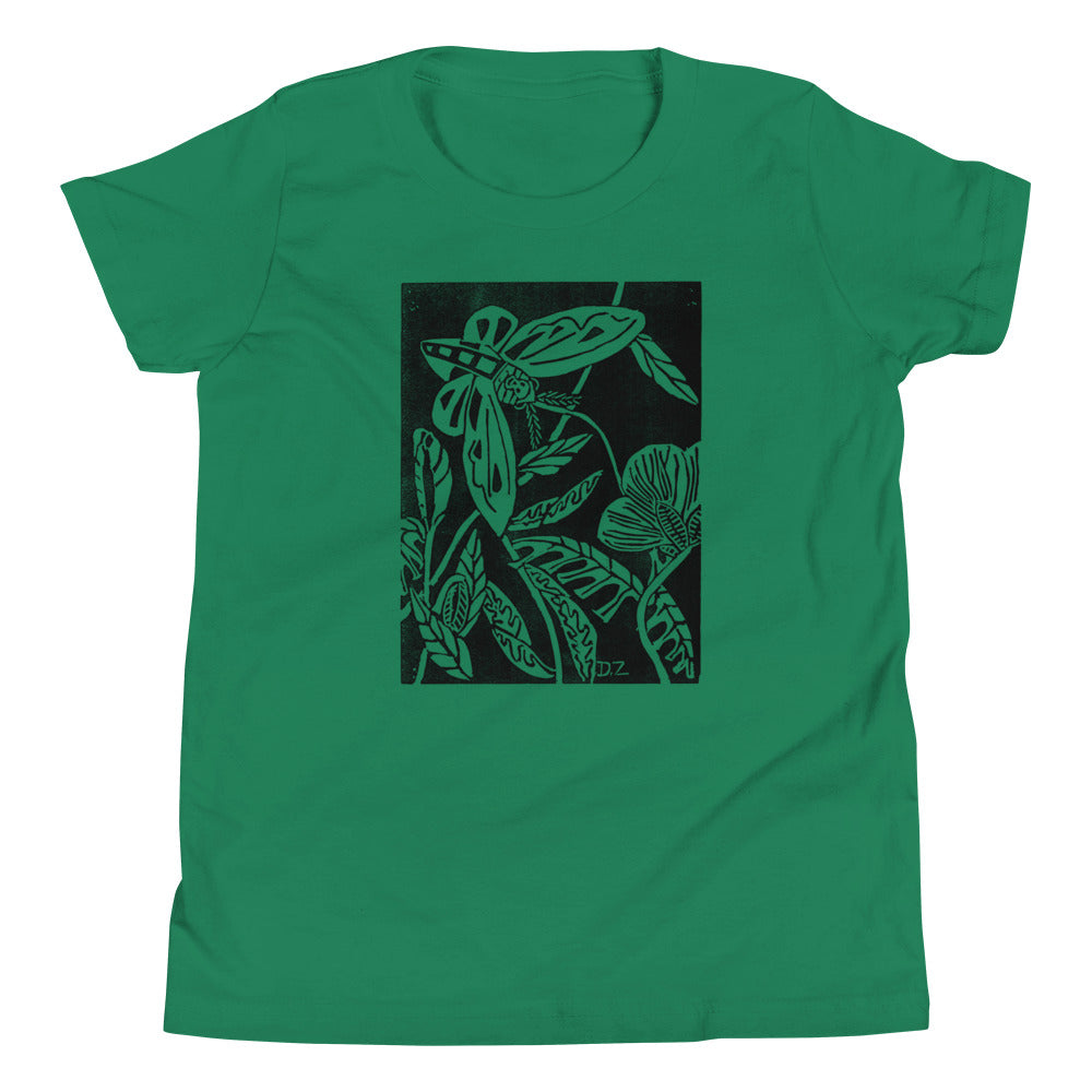 Kids Midnight Garden Block Print Tee (in multiple colors)