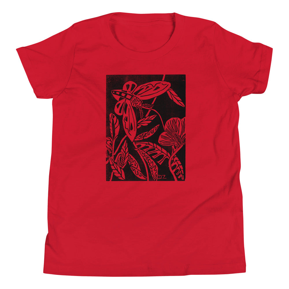 Kids Midnight Garden Block Print Tee (in multiple colors)