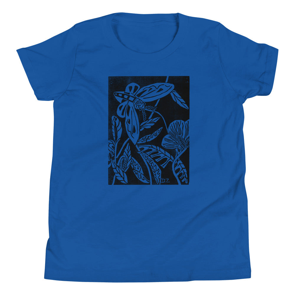 Kids Midnight Garden Block Print Tee (in multiple colors)